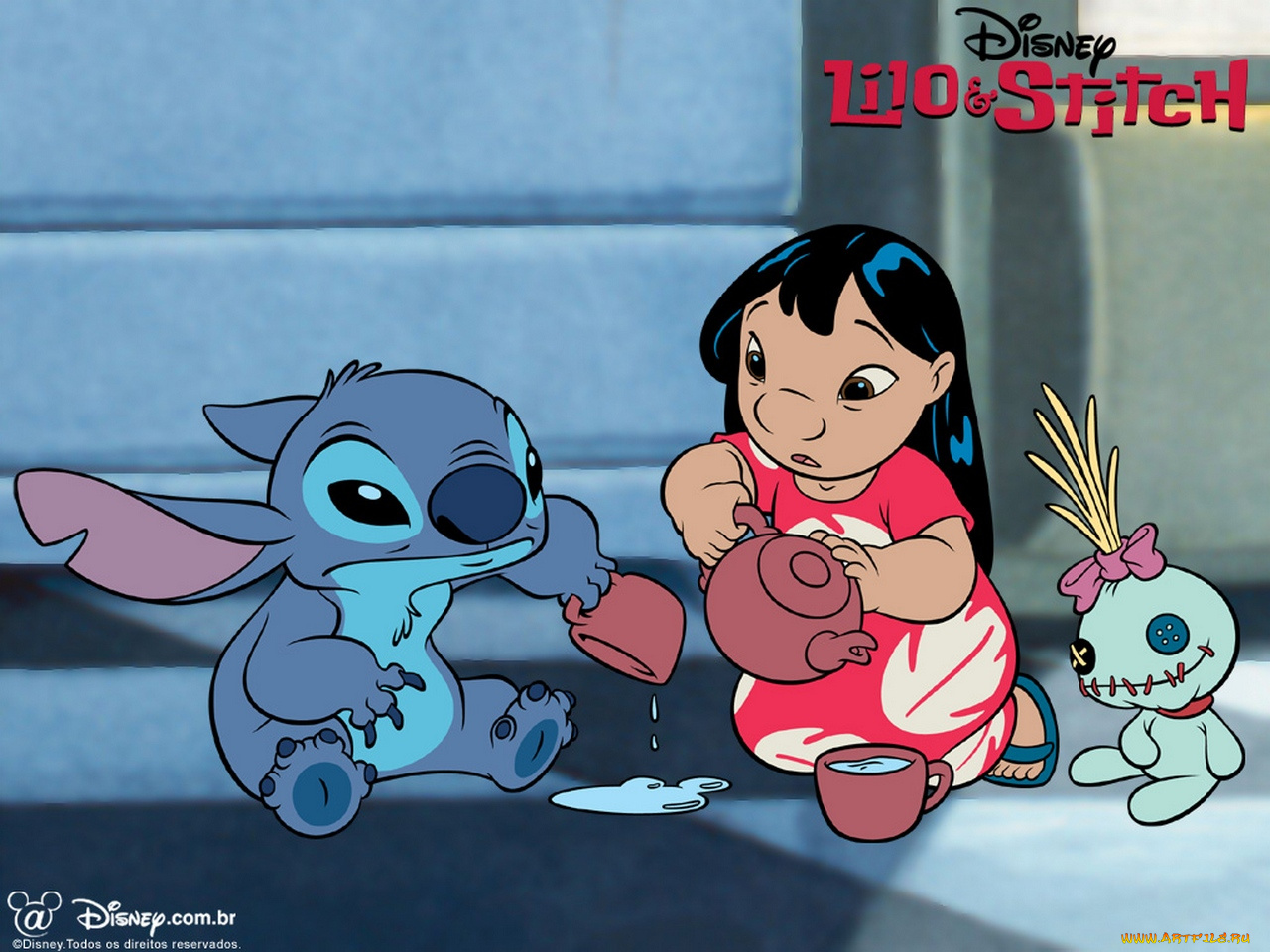 мультфильмы, lilo, stitch
