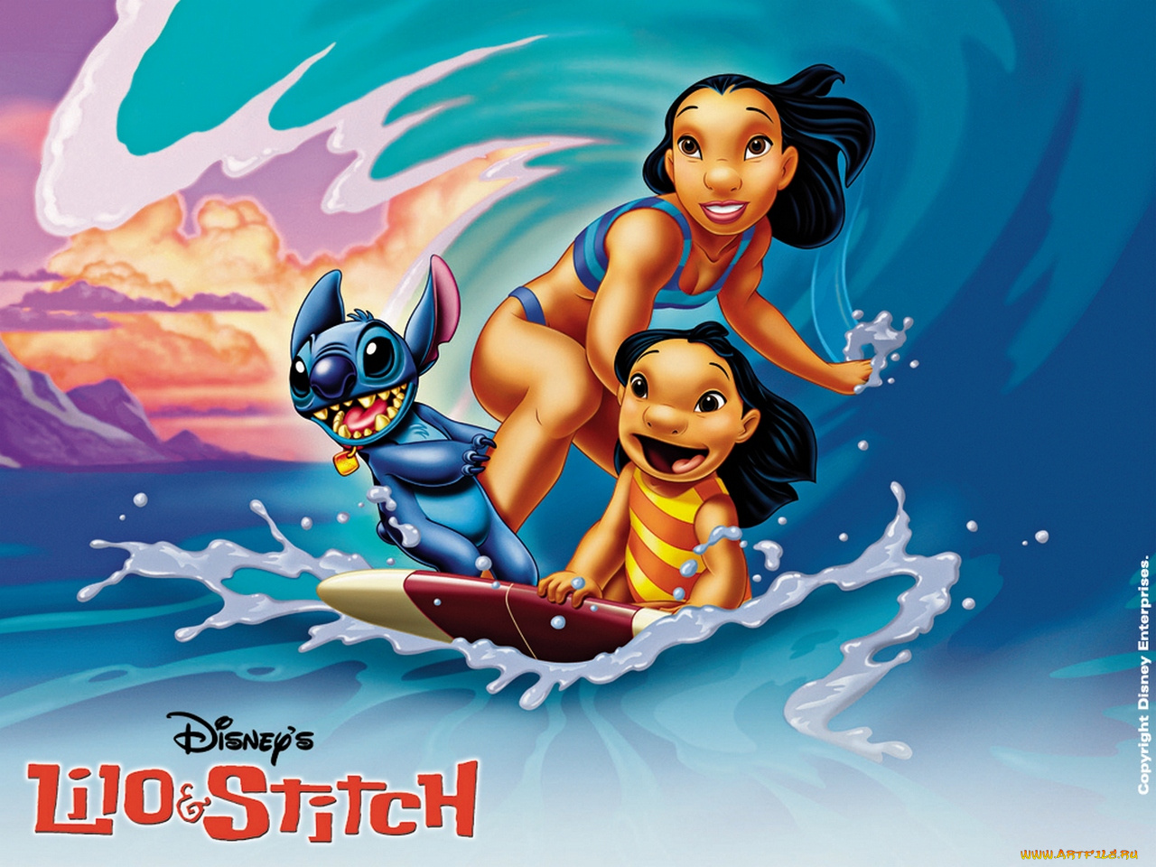 мультфильмы, lilo, stitch
