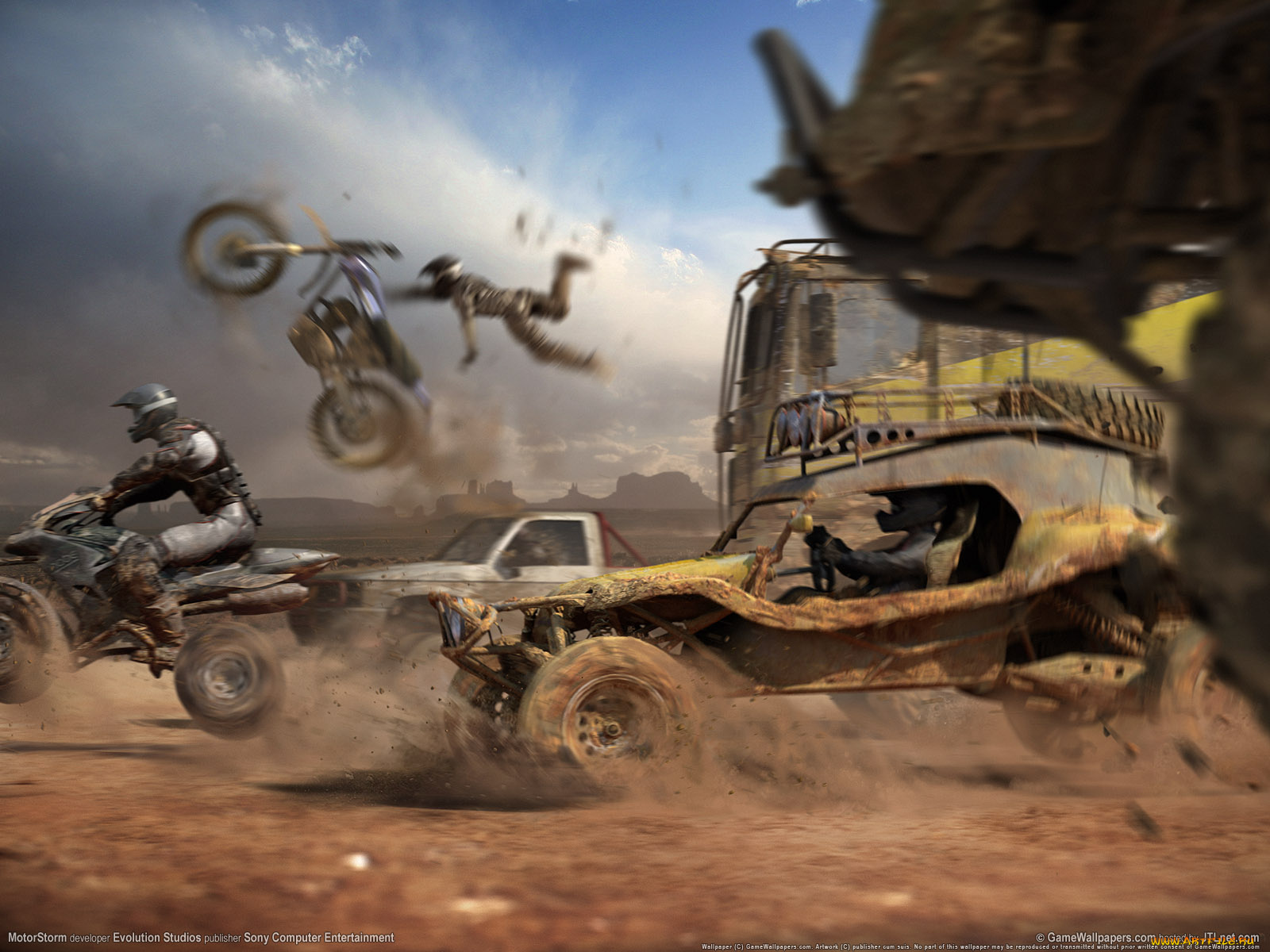 видео, игры, motorstorm