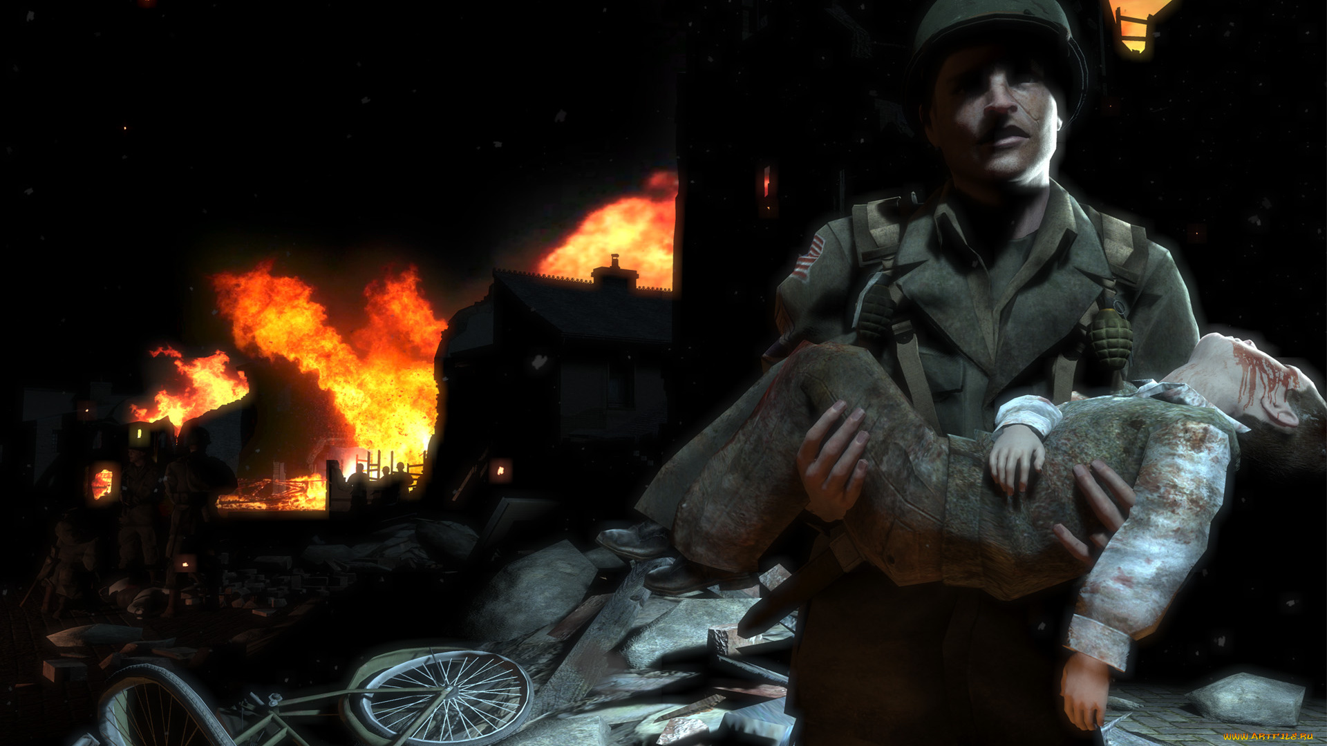 видео, игры, brothers, in, arms, hell`s, highway