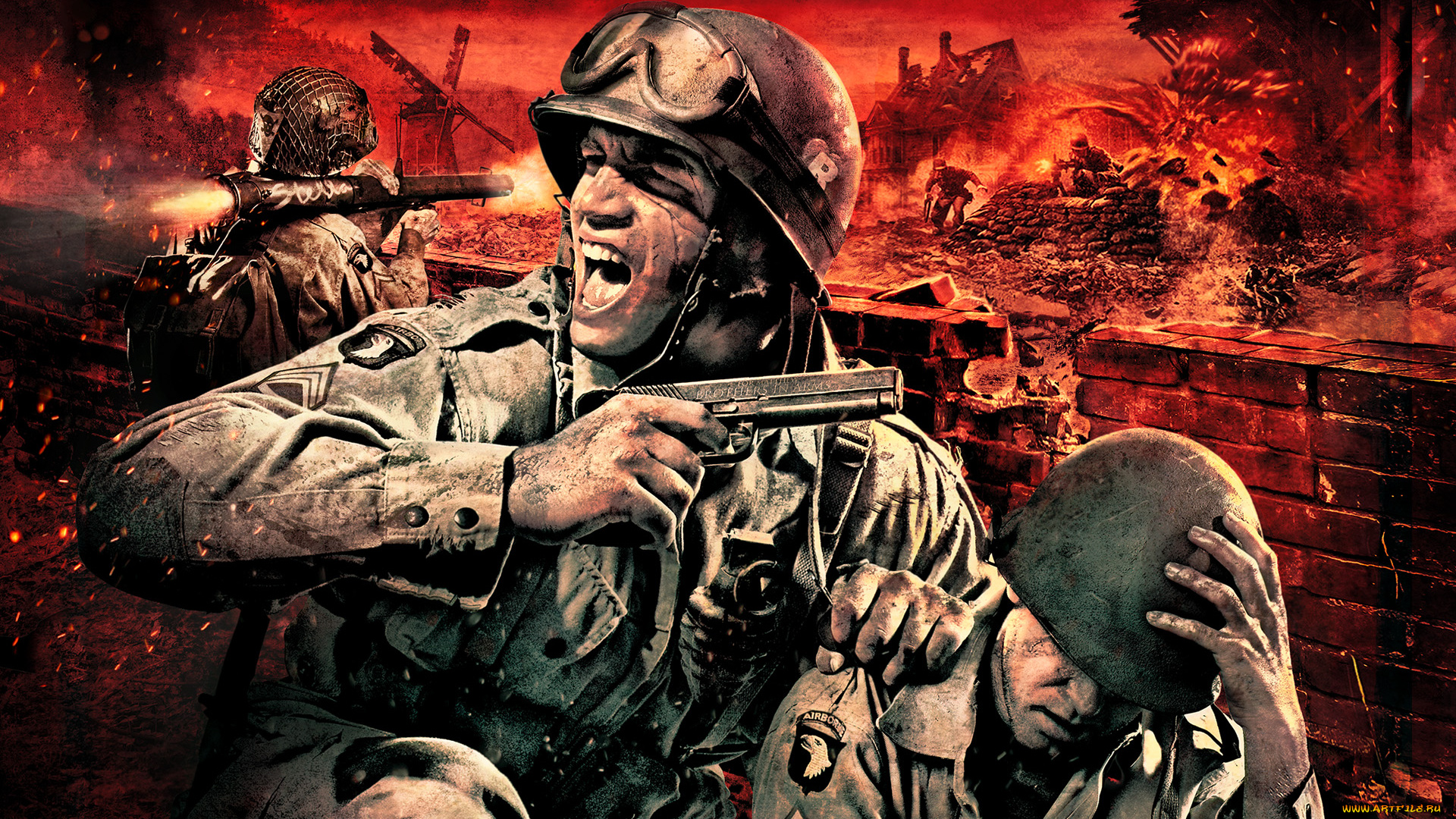 видео, игры, brothers, in, arms, hell`s, highway