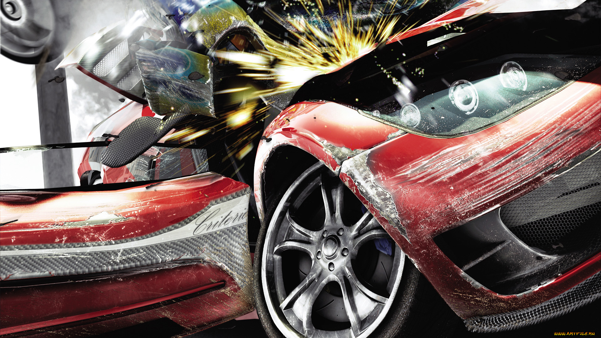 видео, игры, burnout, paradise