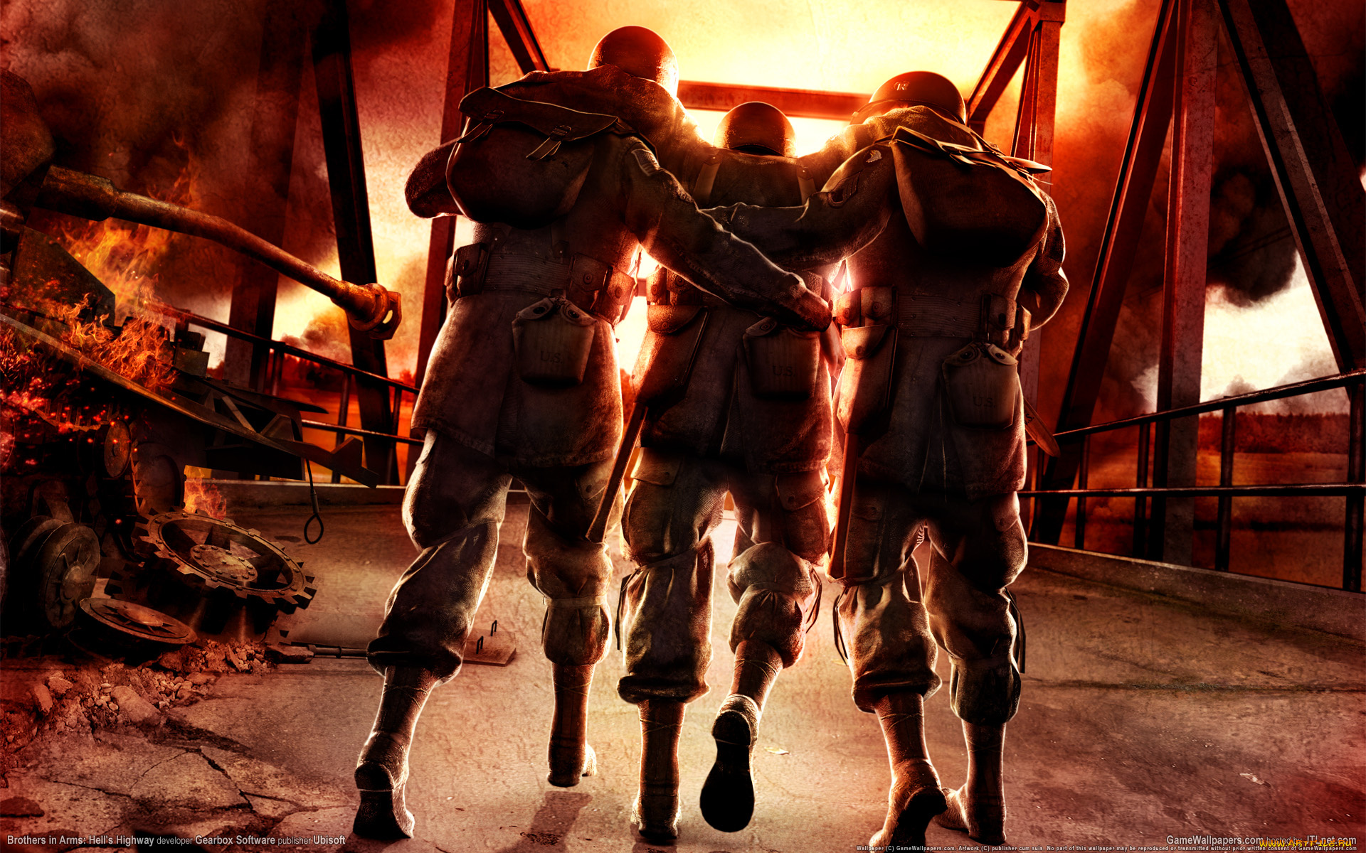 видео, игры, brothers, in, arms, hell`s, highway