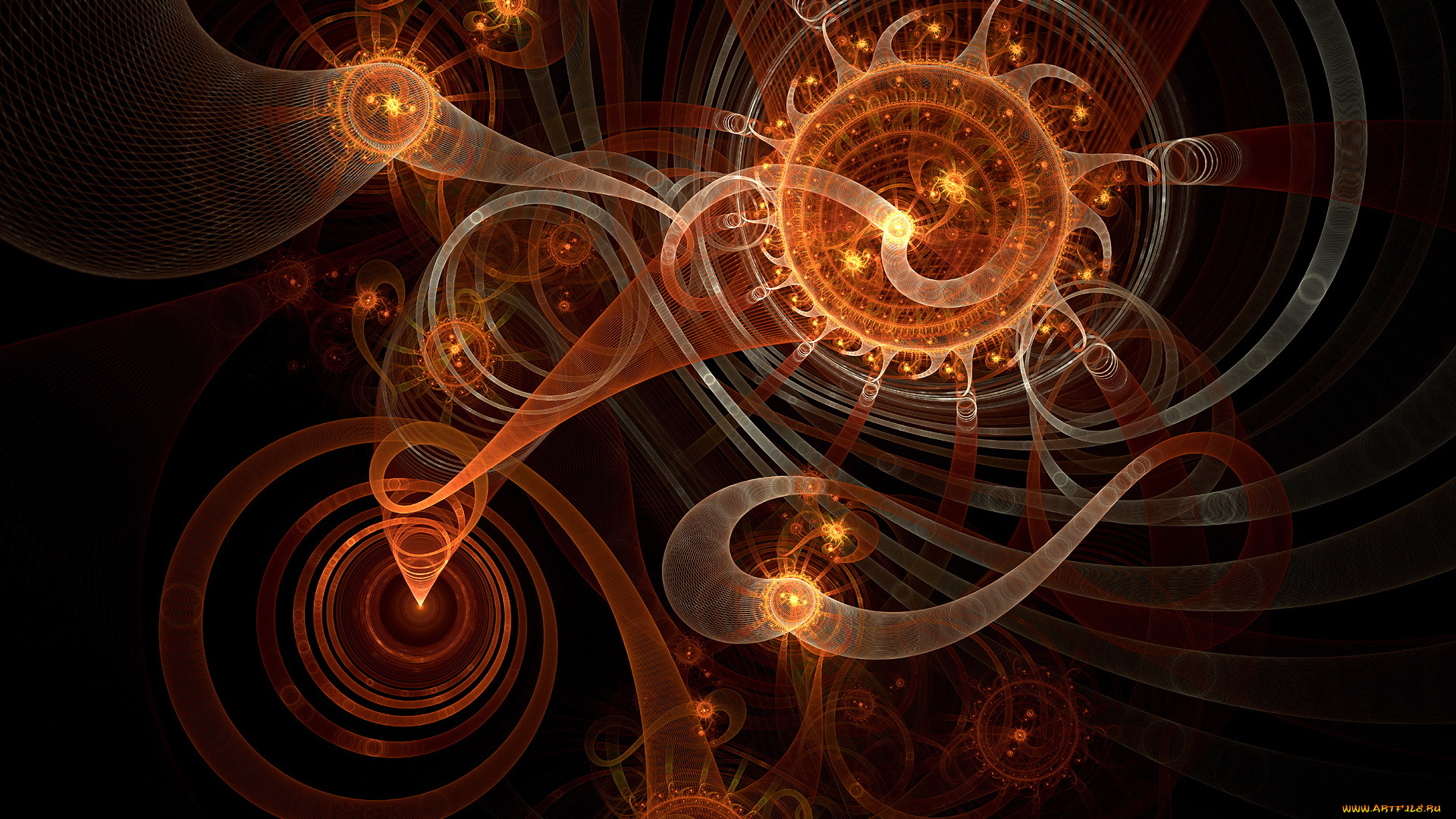 3д, графика, fractal, фракталы