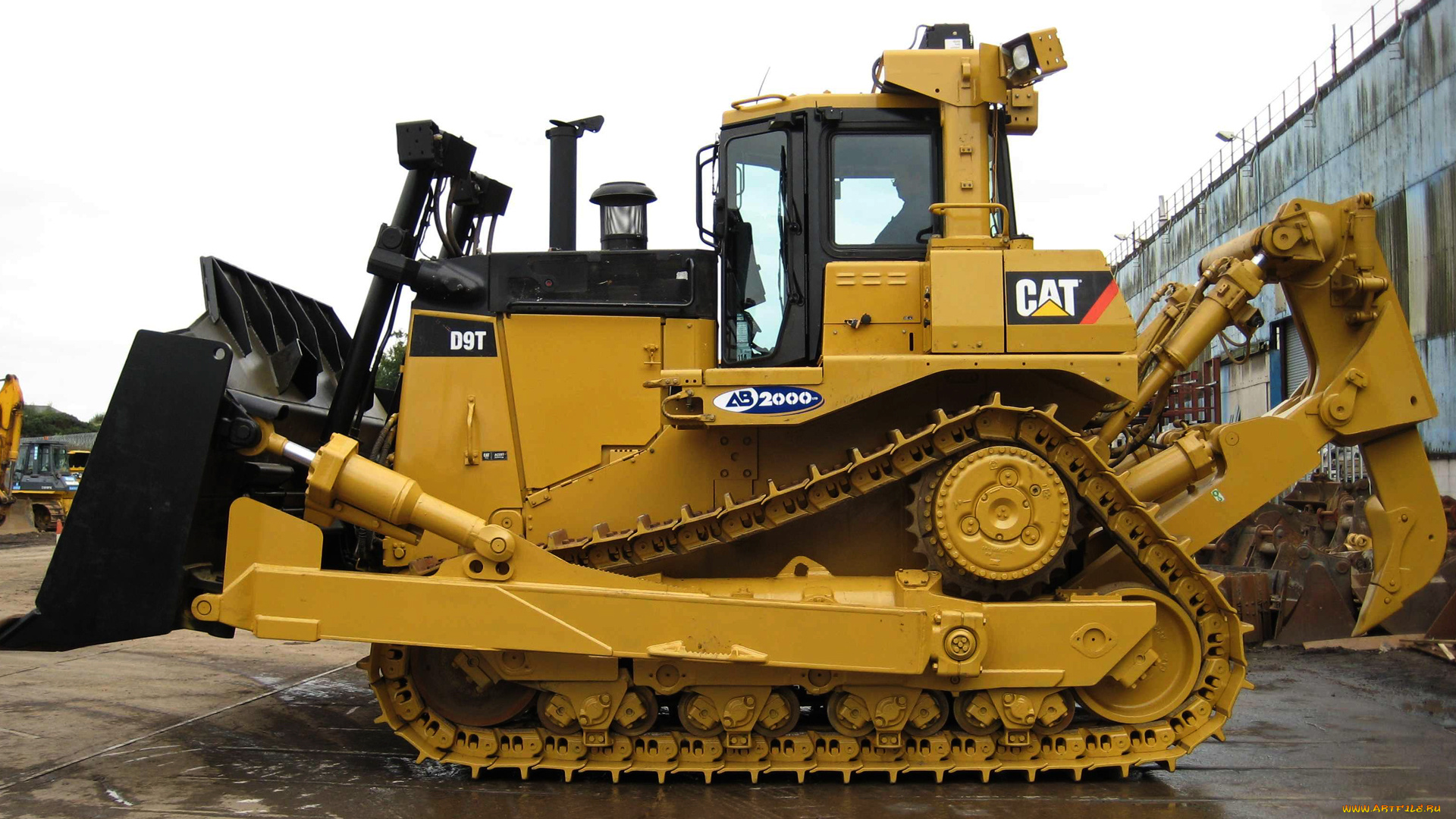 caterpillar, d9t, техника, бульдозеры, бульдожер, строительный, дорожный