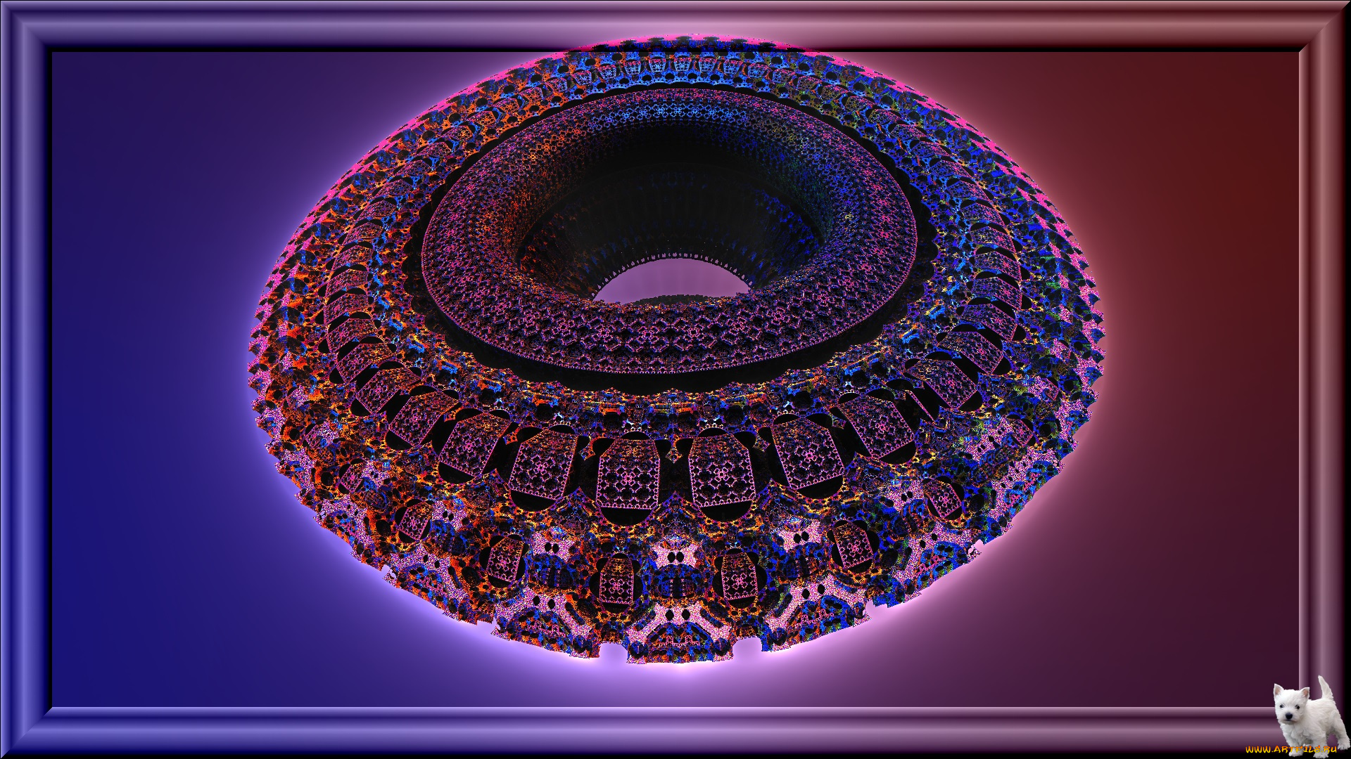 3д, графика, fractal, фракталы, узор, цвета, фон