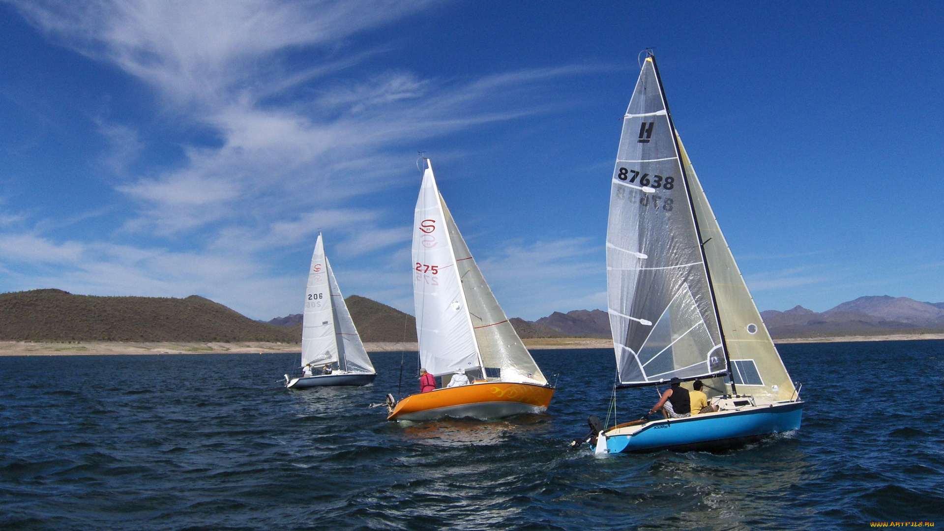 корабли, Яхты, море, яхты