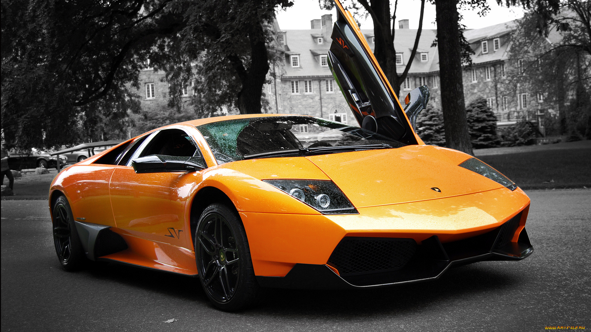 lamborghini, murcielago, автомобили, automobili, s, p, a, спортивные, италия