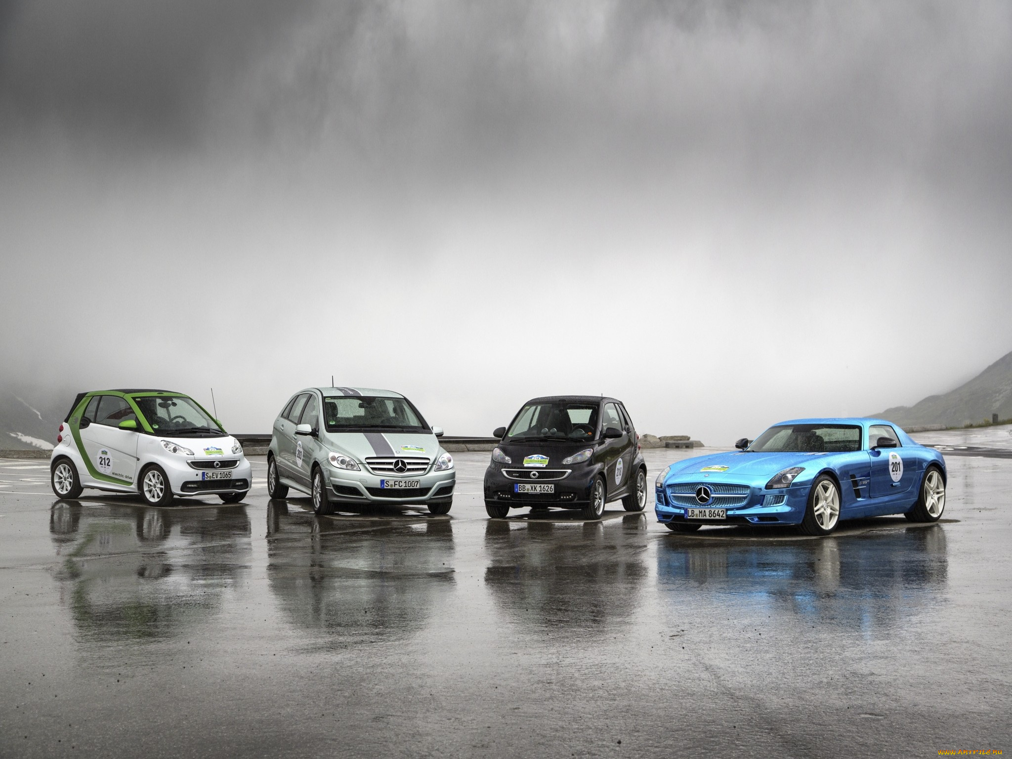 автомобили, mercedes, benz, mix