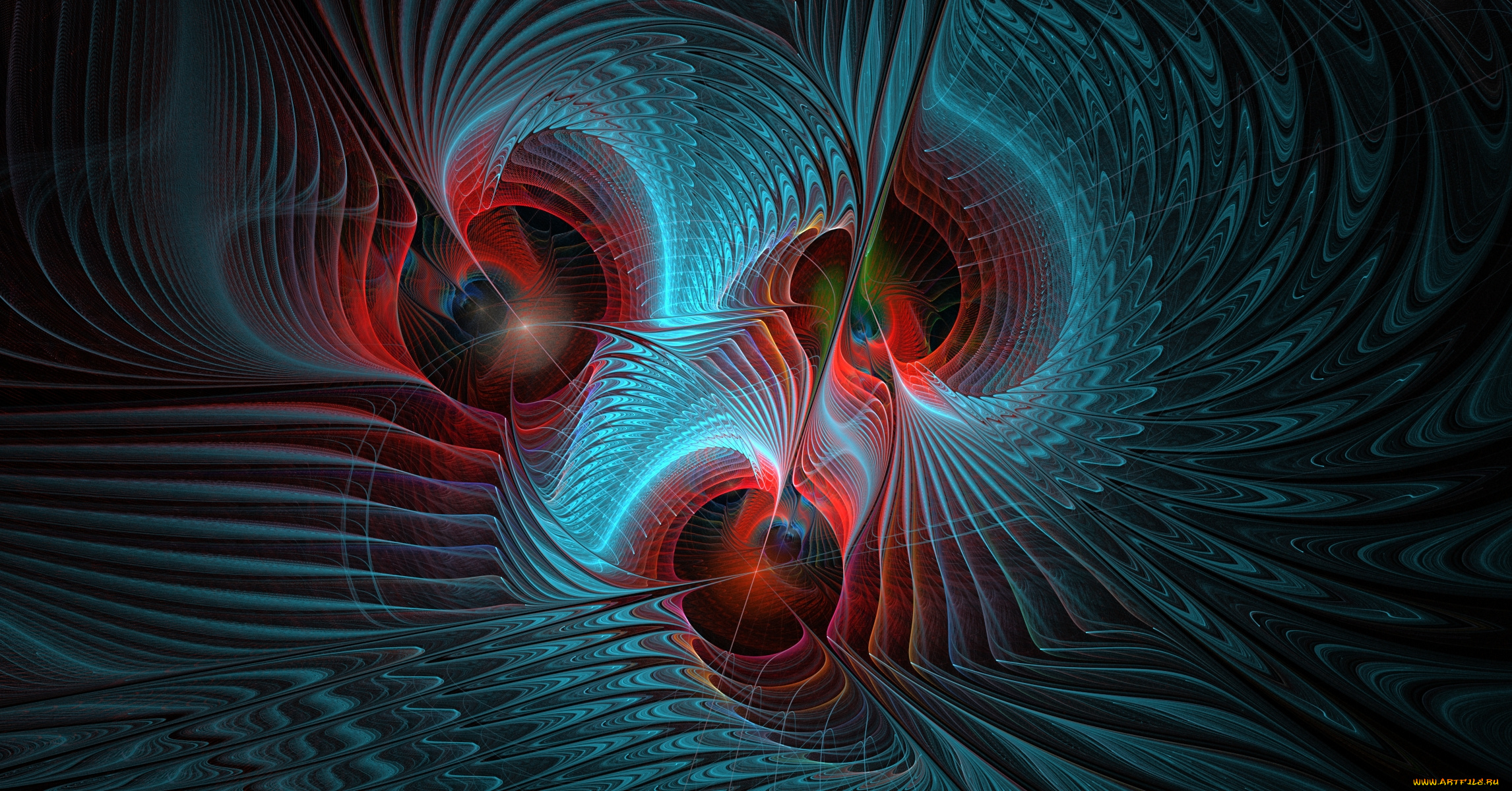 3д, графика, fractal, фракталы, фон, узор, цвета