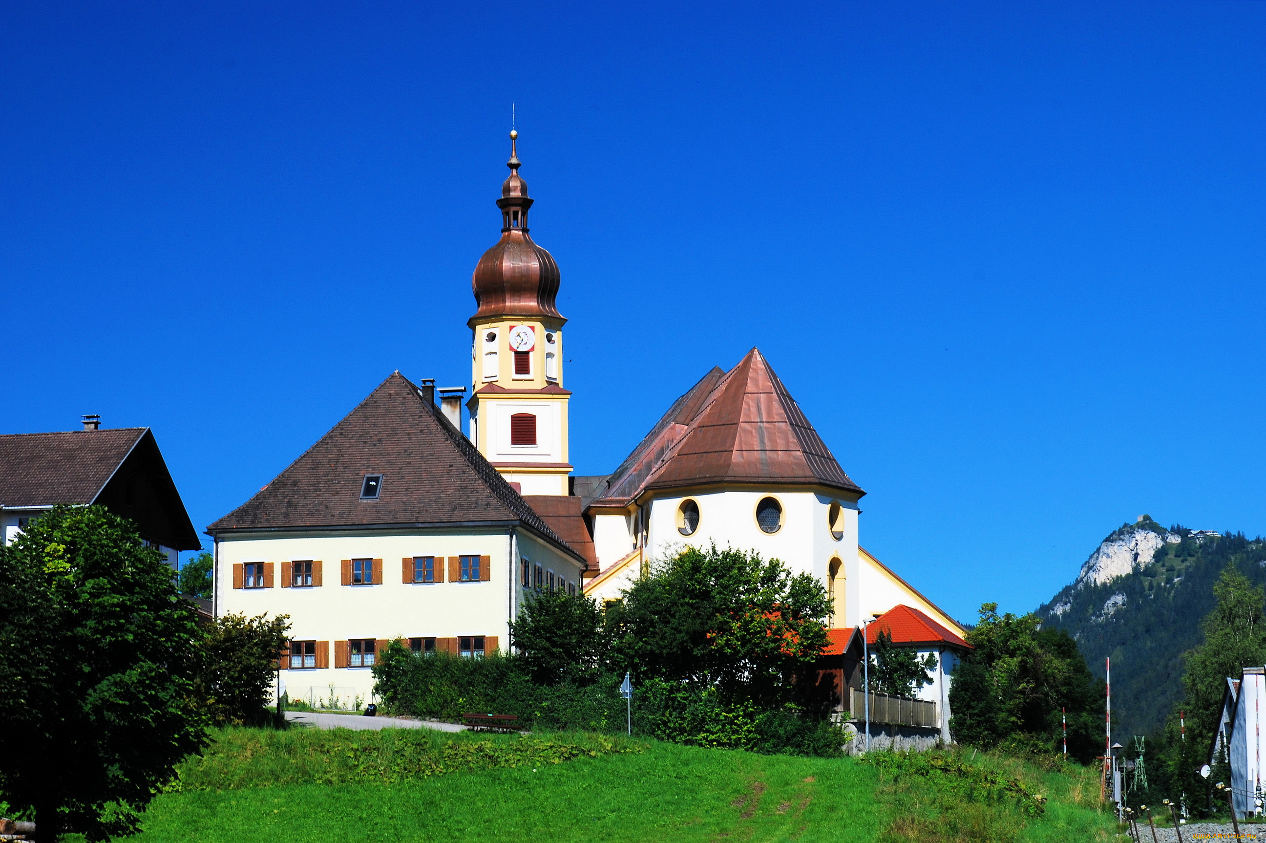 vils, tyrol, австрия, города, улицы, площади, набережные, дома, улица, горы