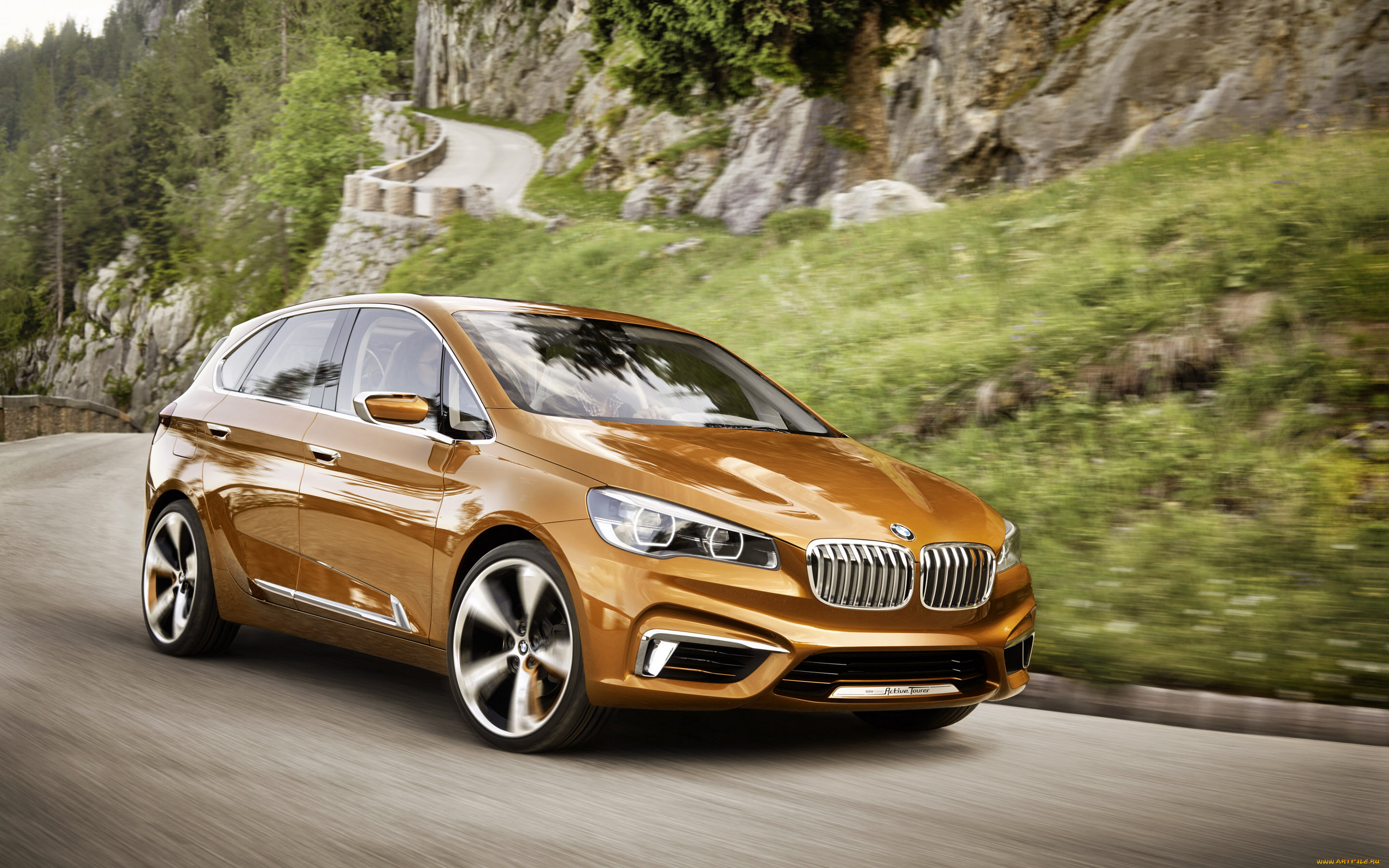 автомобили, bmw, active, tourer, outdoor, car, concept