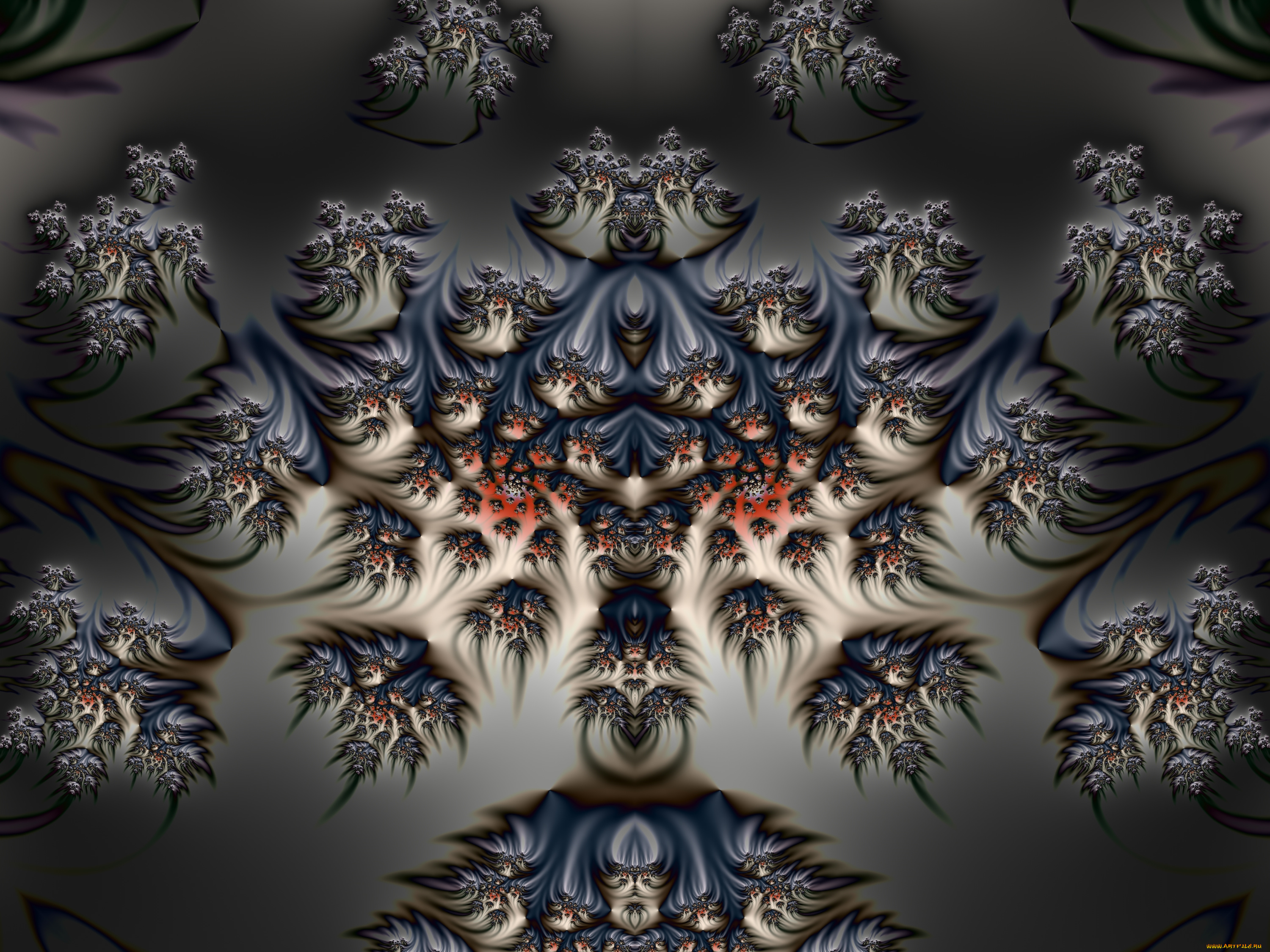 3д, графика, fractal, фракталы, фон, узор, цвета