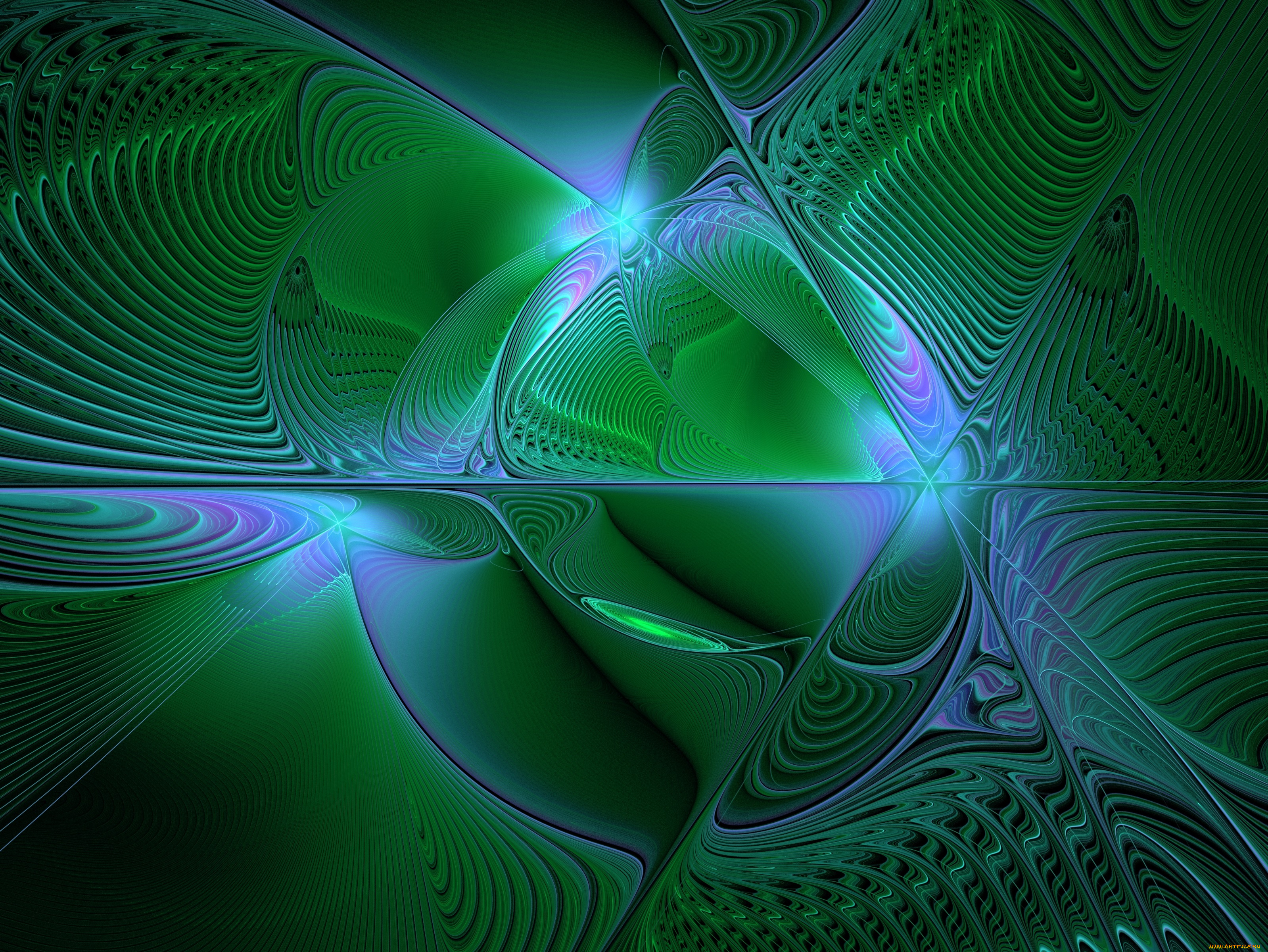 3д, графика, fractal, фракталы, фон, цвет, узор