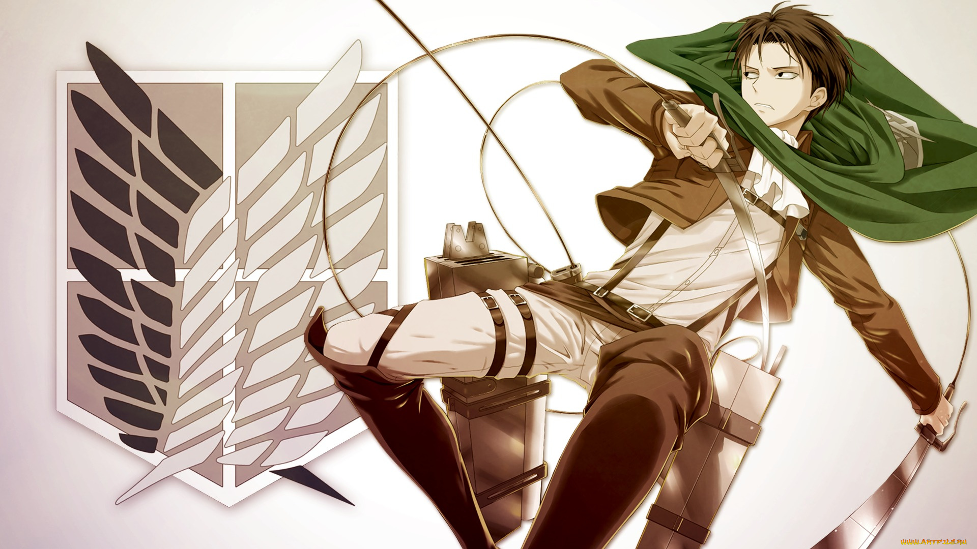 аниме, shingeki, no, kyojin, levi, anime, attack, on, titan, shingeki, no, kyojin