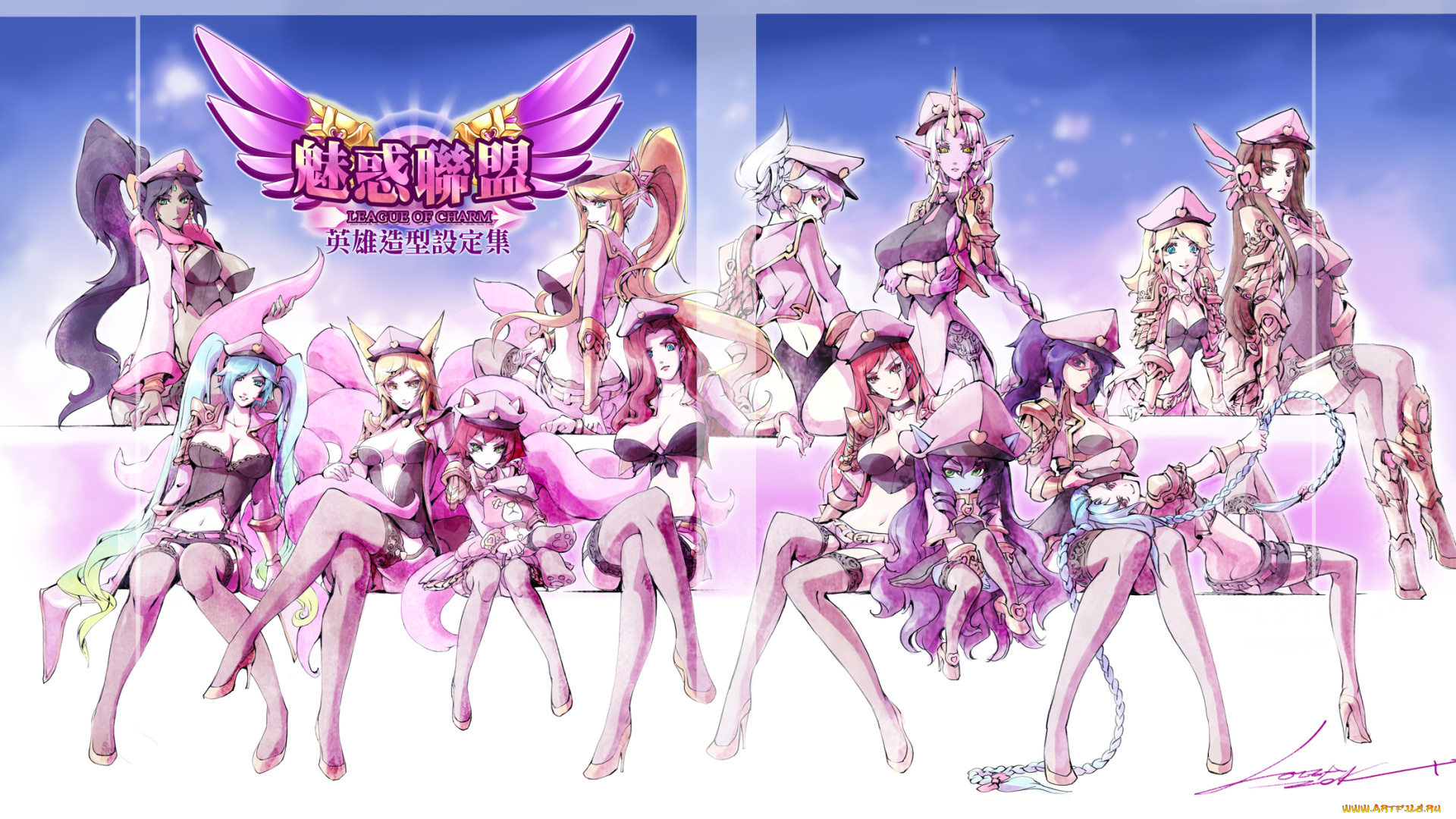 аниме, *unknown, , другое, арт, девушки