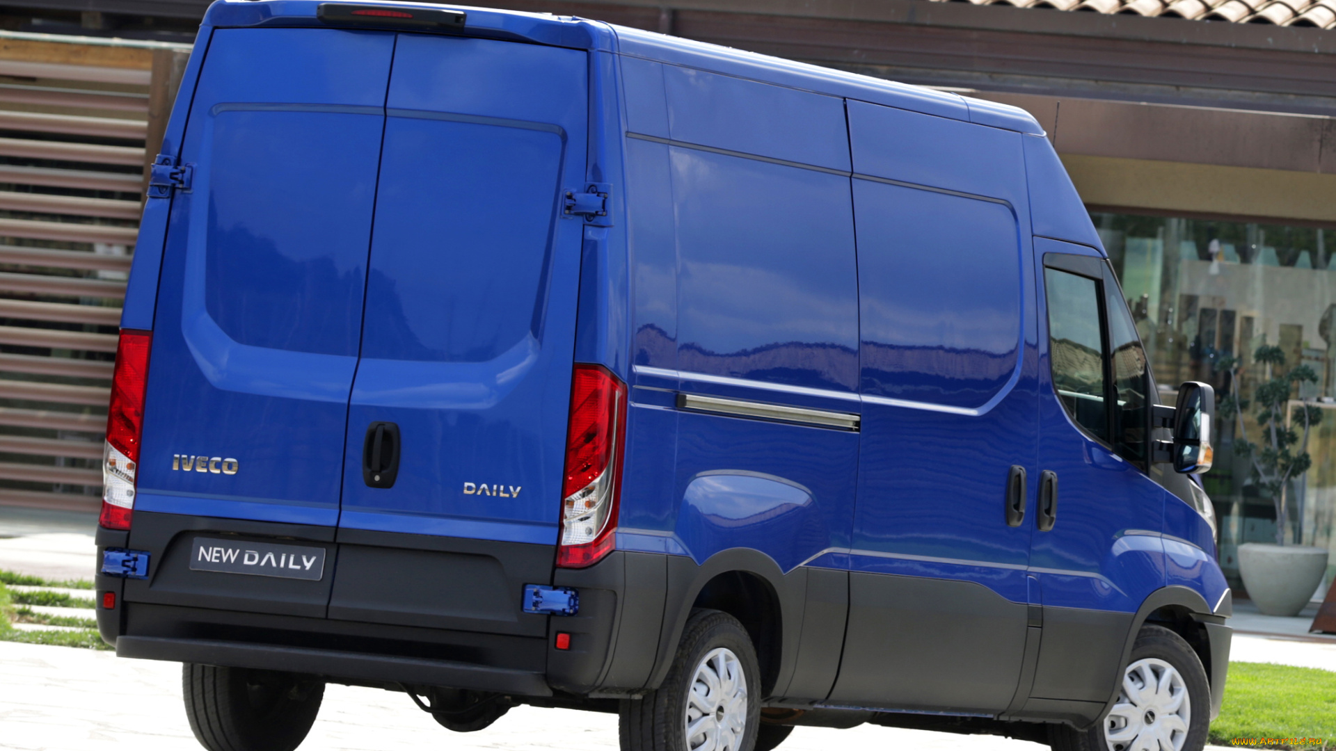 автомобили, iveco, van, daily, синий, 2014