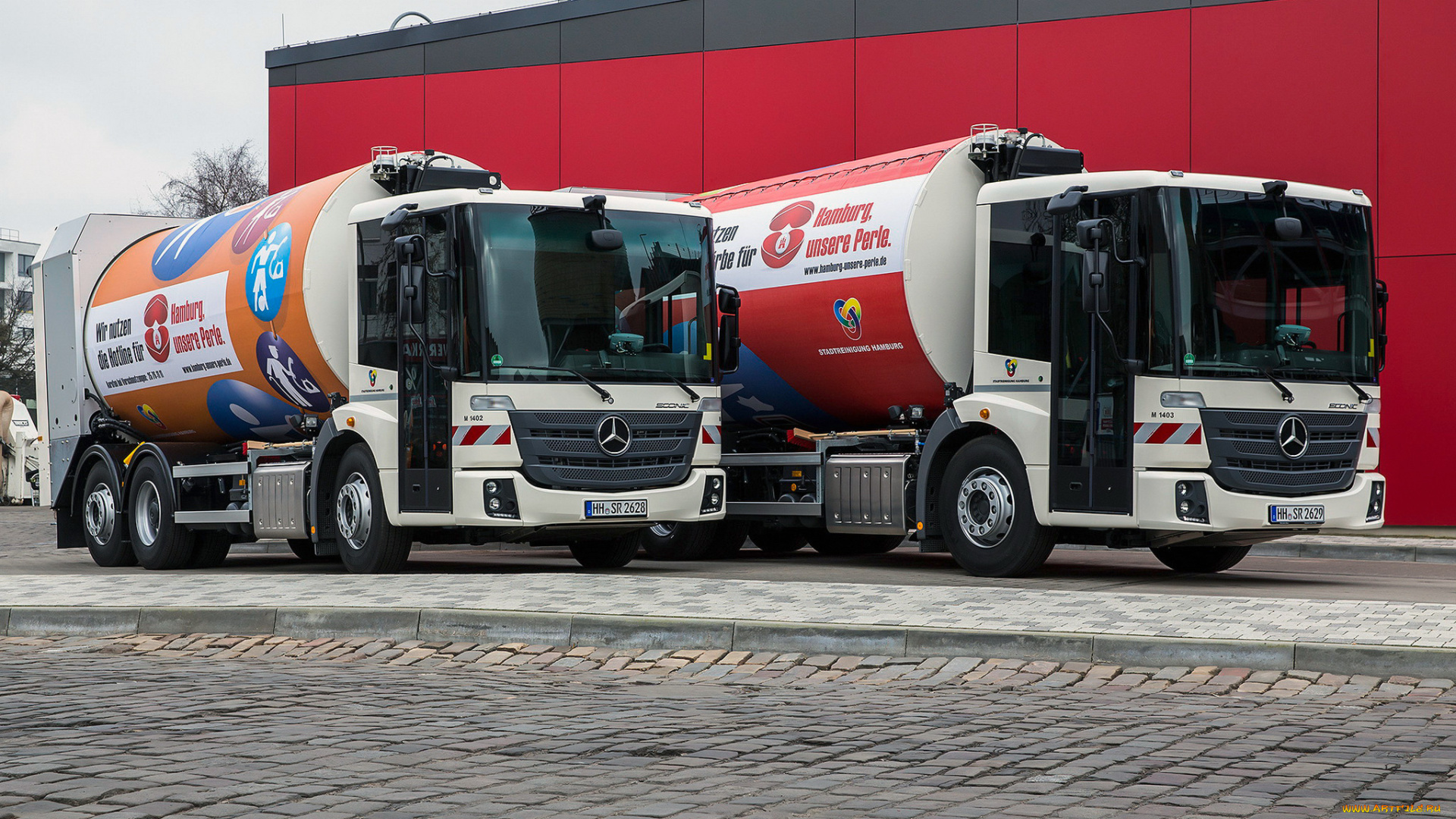 автомобили, mercedes, trucks, mercedes-benz, rotopress, faun, 2630, l, econic