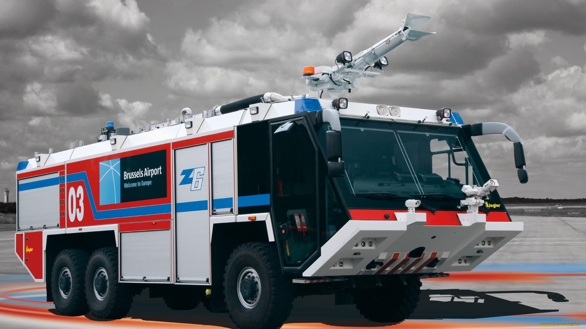 автомобили, пожарные, машины, airport, feuerwehr, z6, ziegler