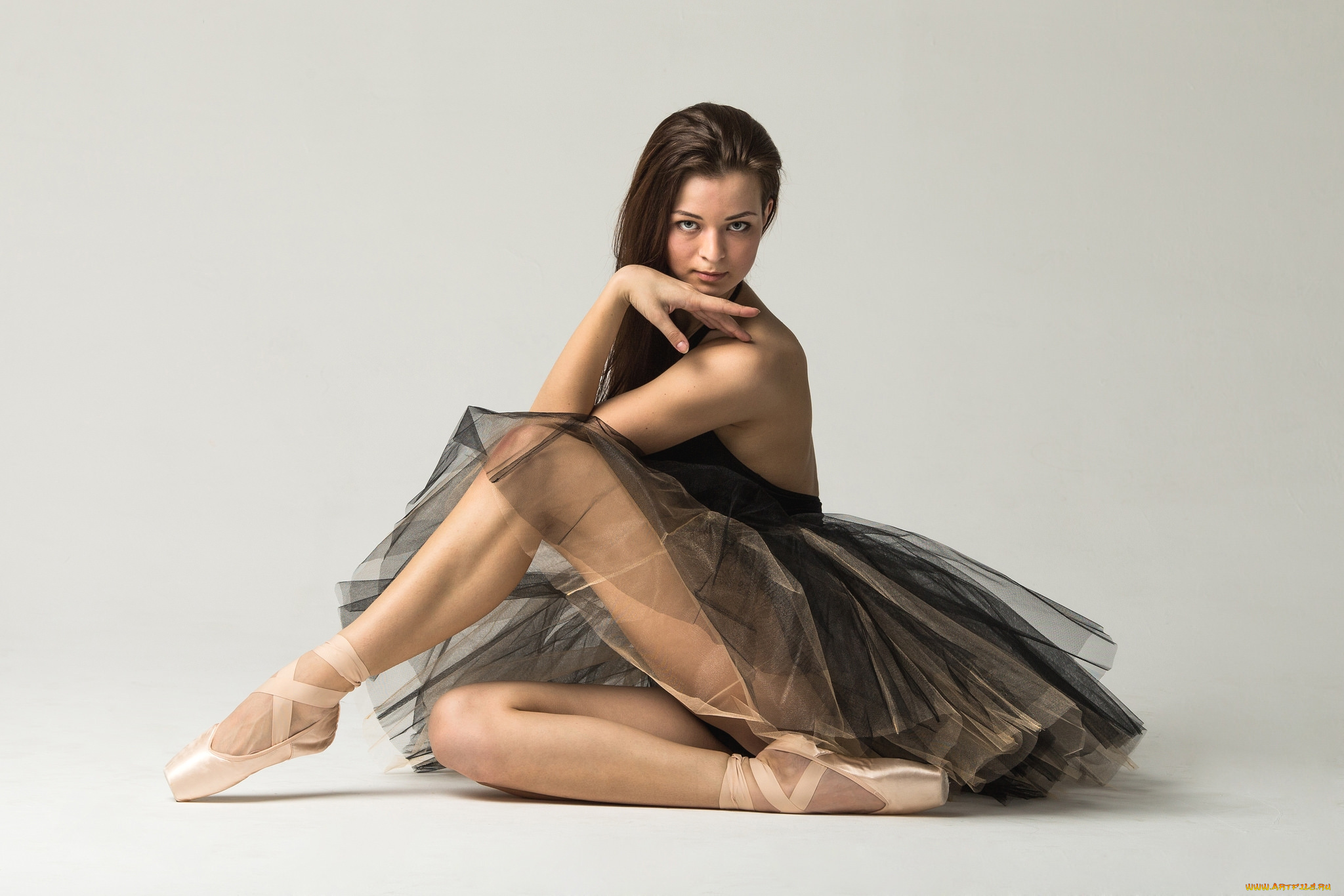 девушки, анна, полупан, пуанты