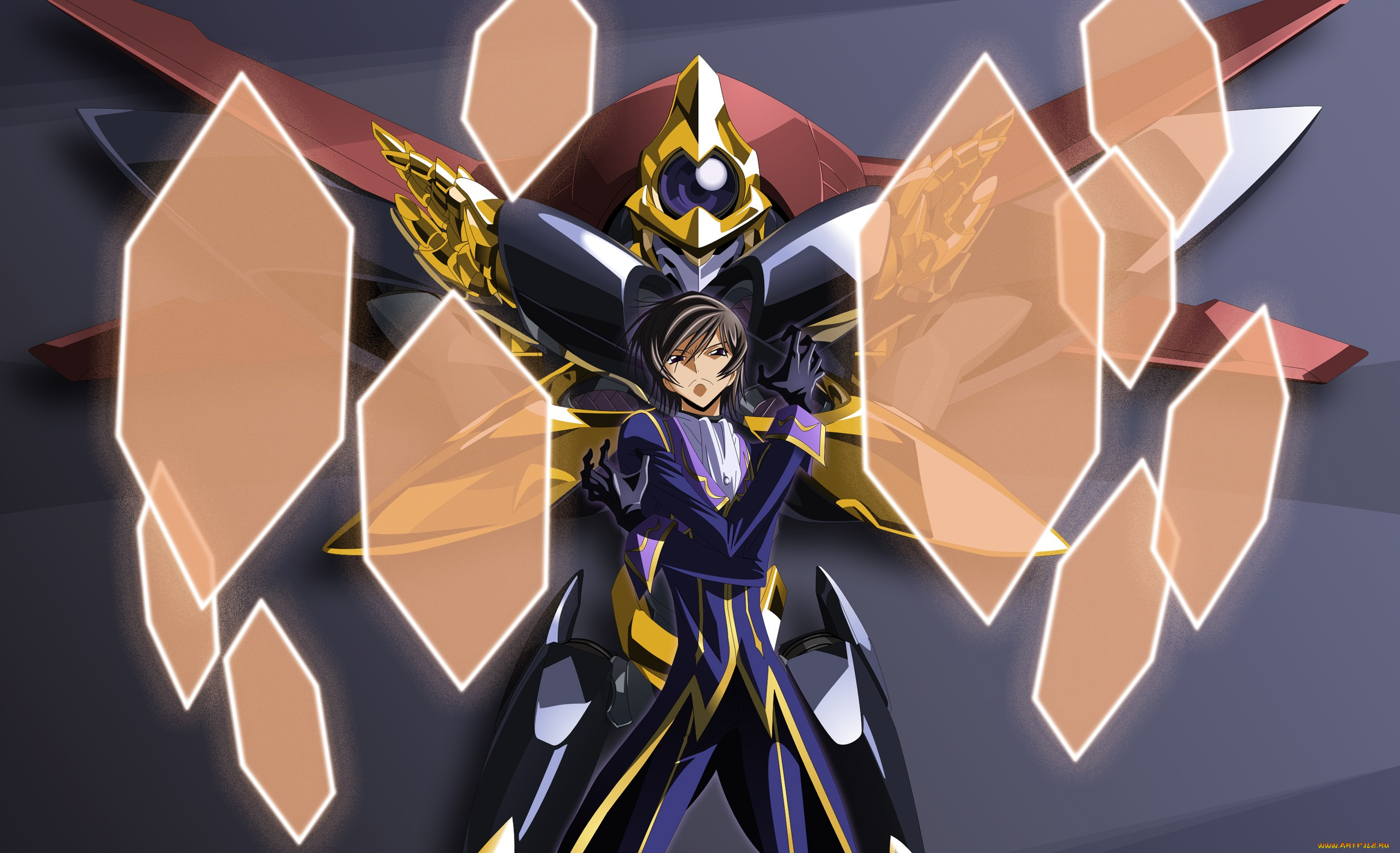 аниме, code, geass, робот, парень, код, гиас