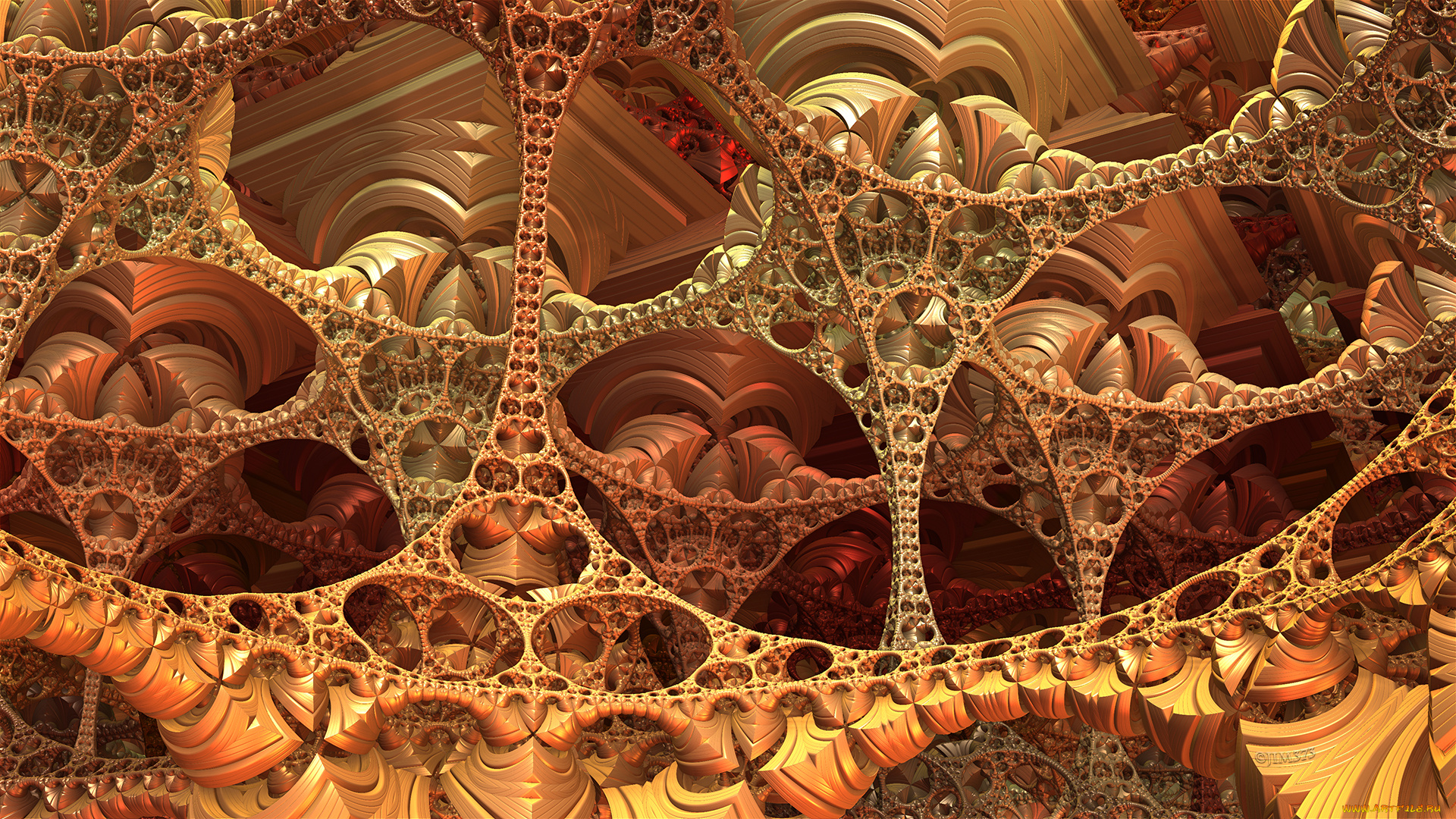 3д, графика, фракталы, , fractal, цвета, фон, узор