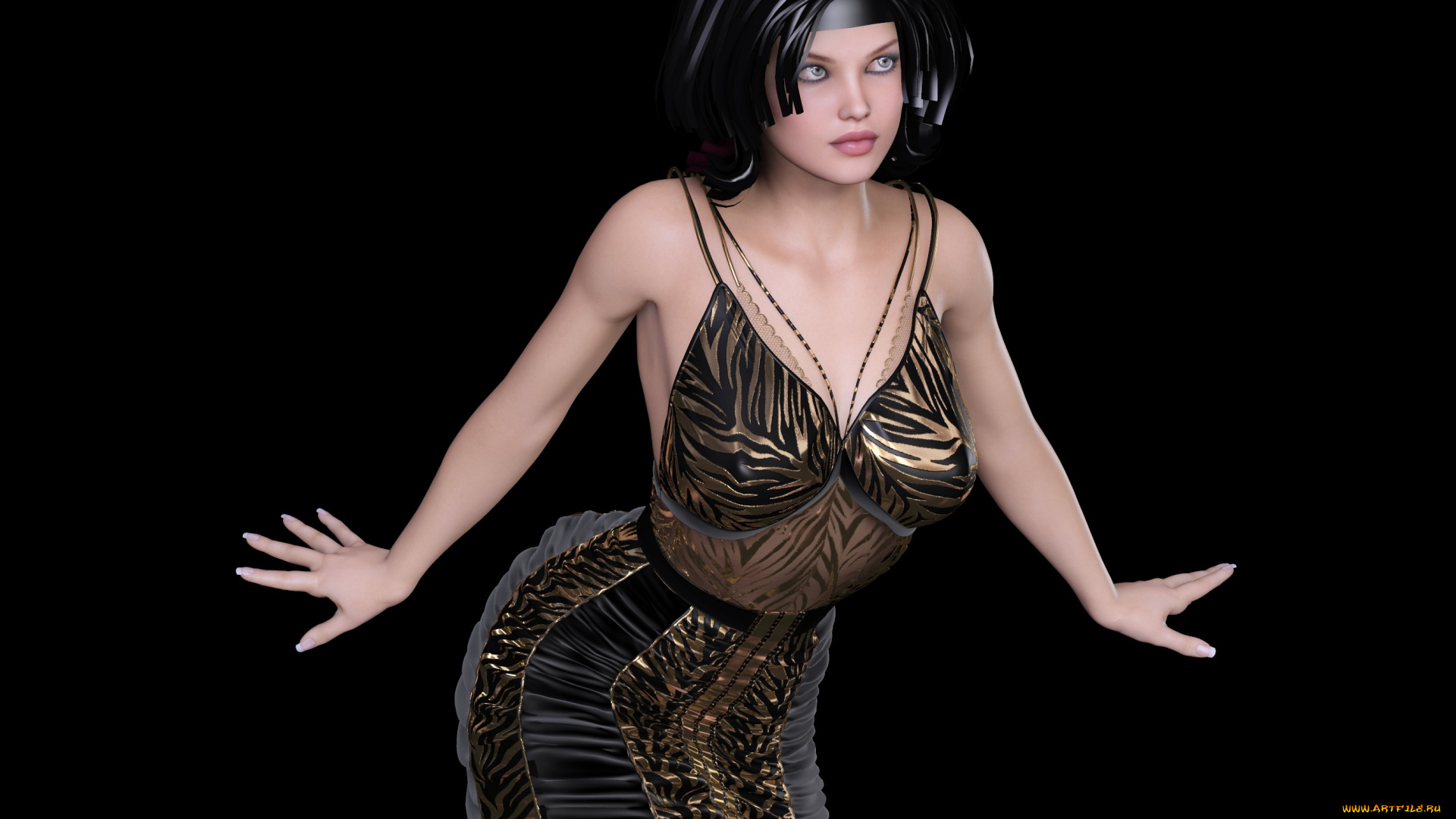 3д, графика, люди, , people, фон, взгляд, девушка