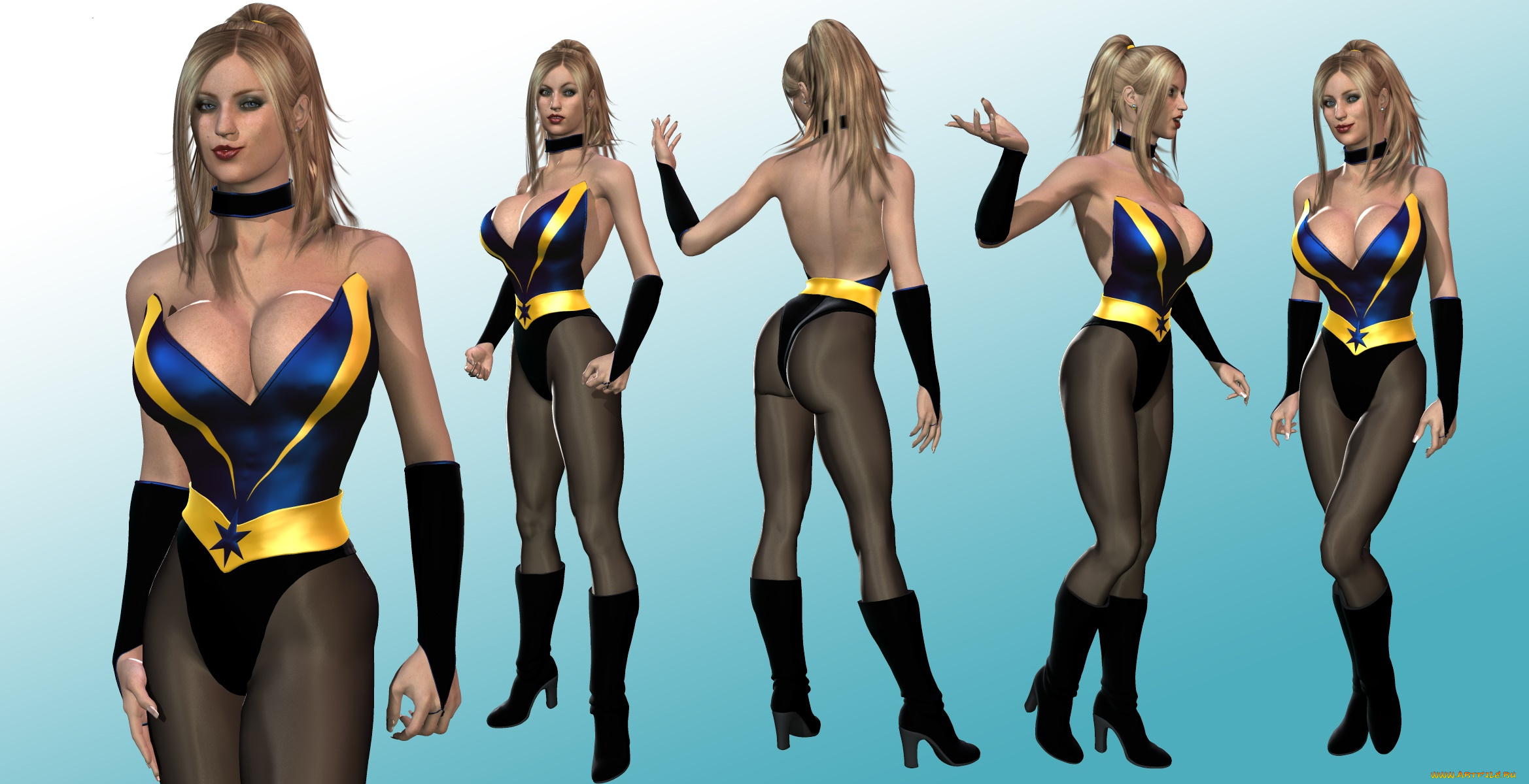 3д, графика, люди, , people, девушки, взгляд, фон