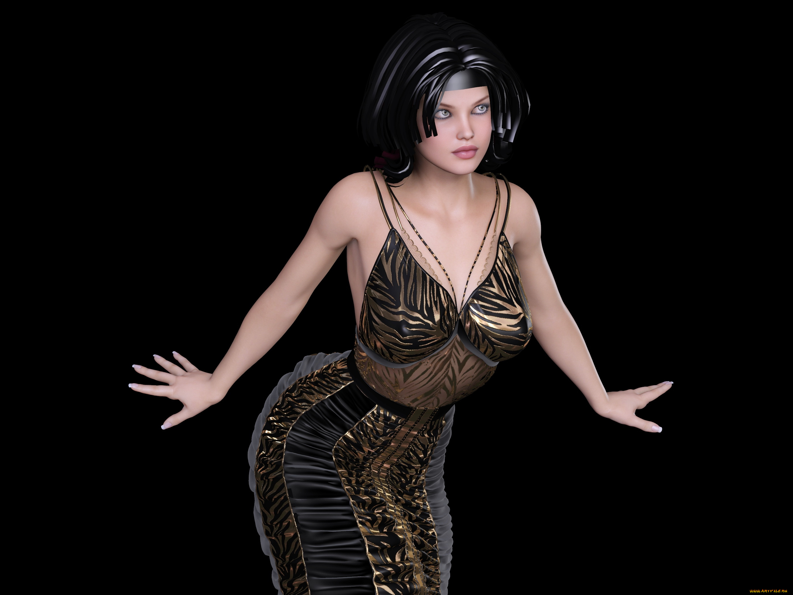 3д, графика, люди, , people, фон, взгляд, девушка