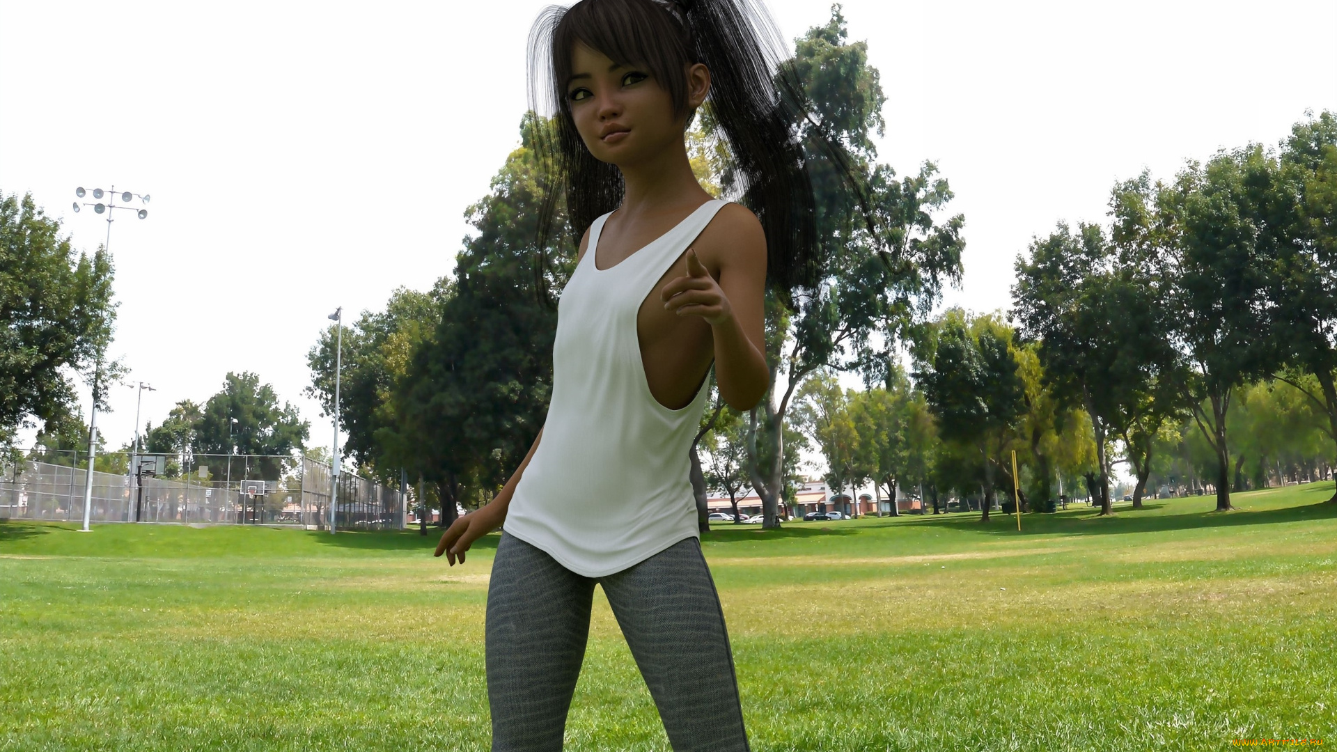 3д, графика, люди, , people, фон, взгляд, девушка