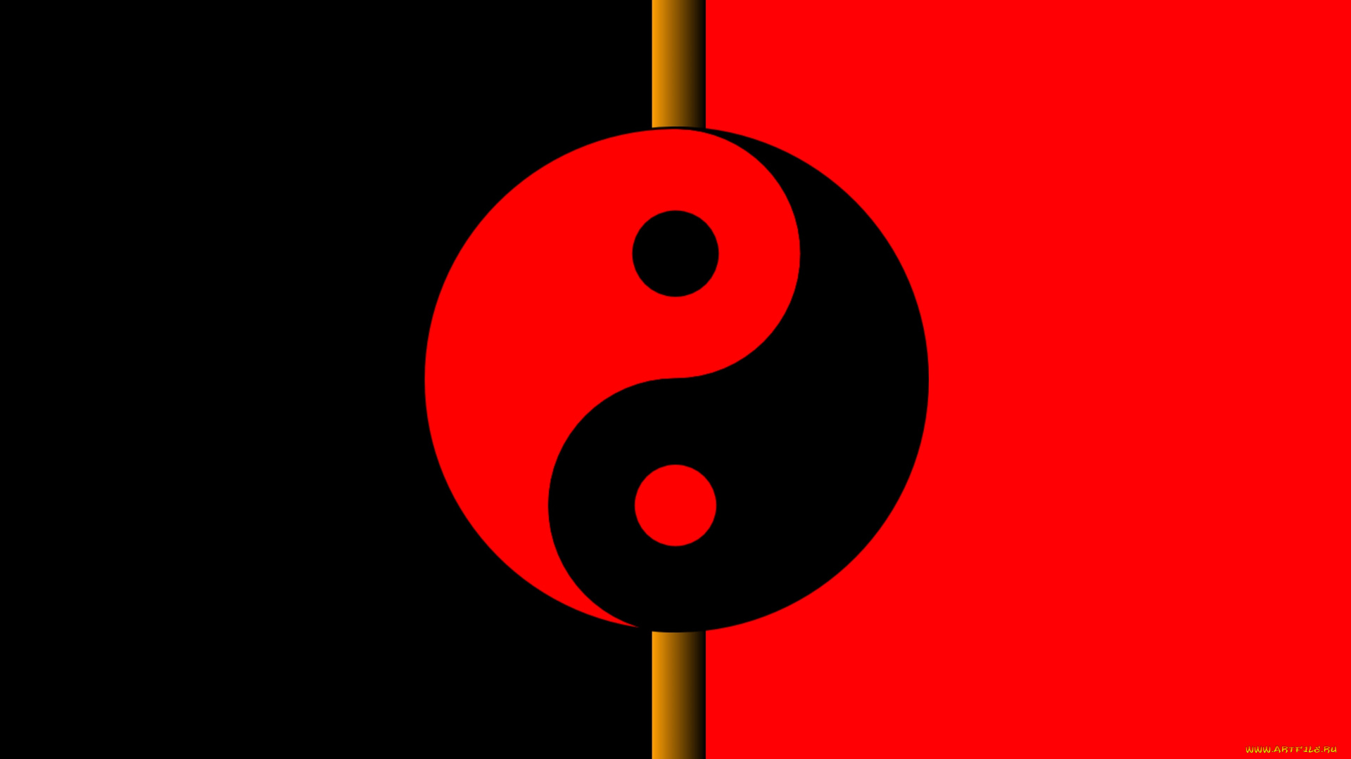 3д, графика, инь-Янь, , yin, yang, инь, янь, символы