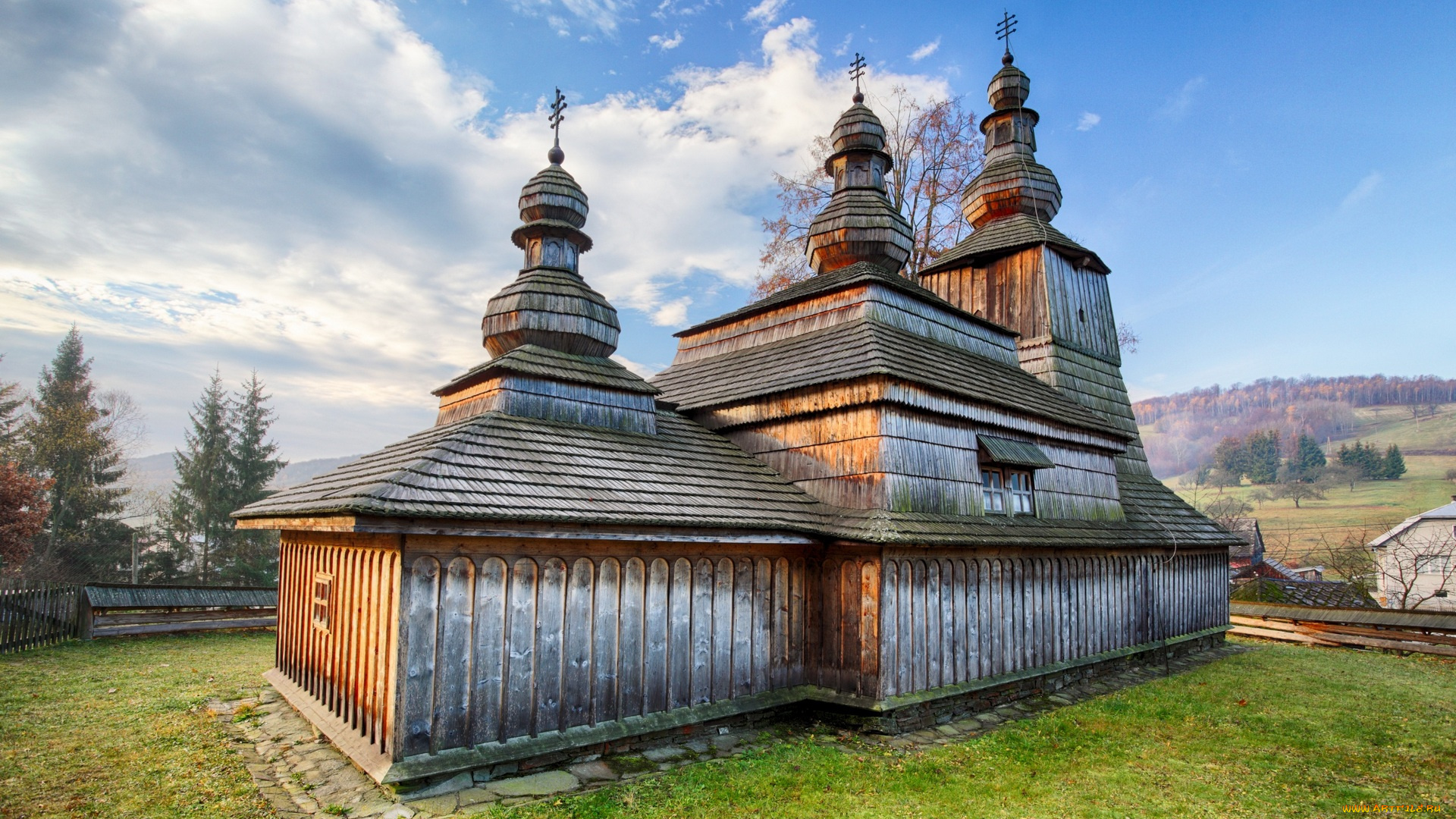 города, -, православные, церкви, , монастыри, трава, деревья, облака