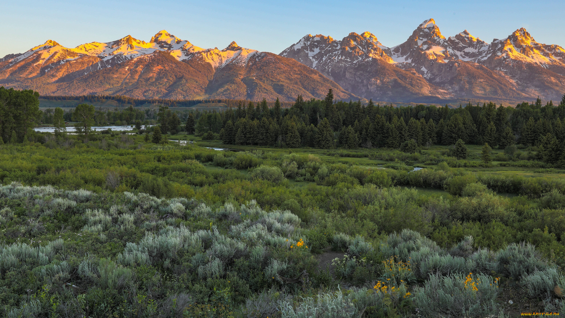 природа, горы, простор