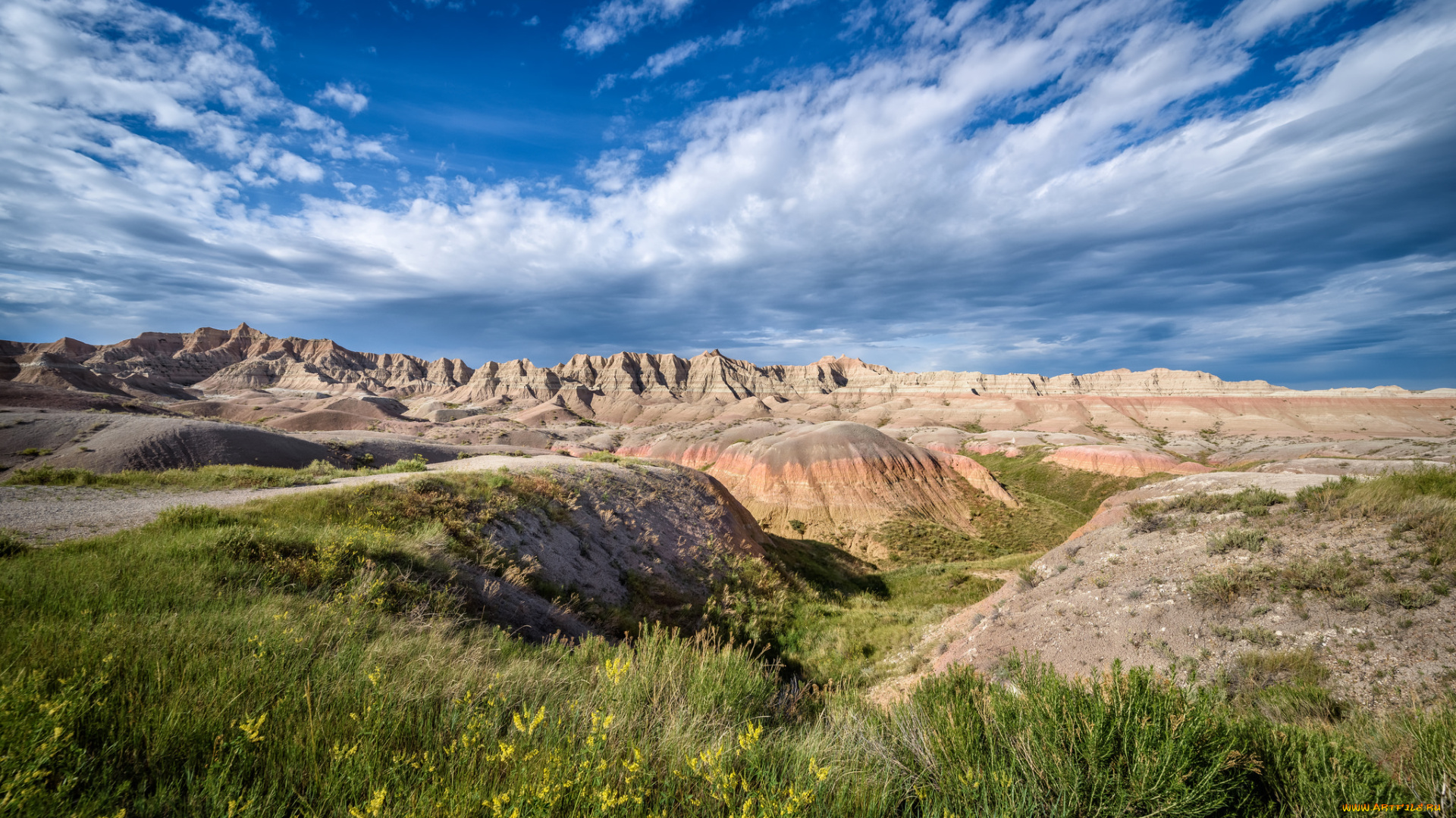 природа, горы, простор