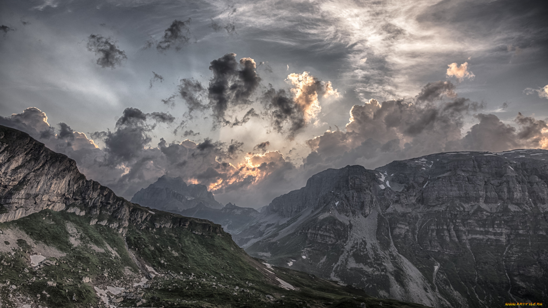 природа, горы, простор