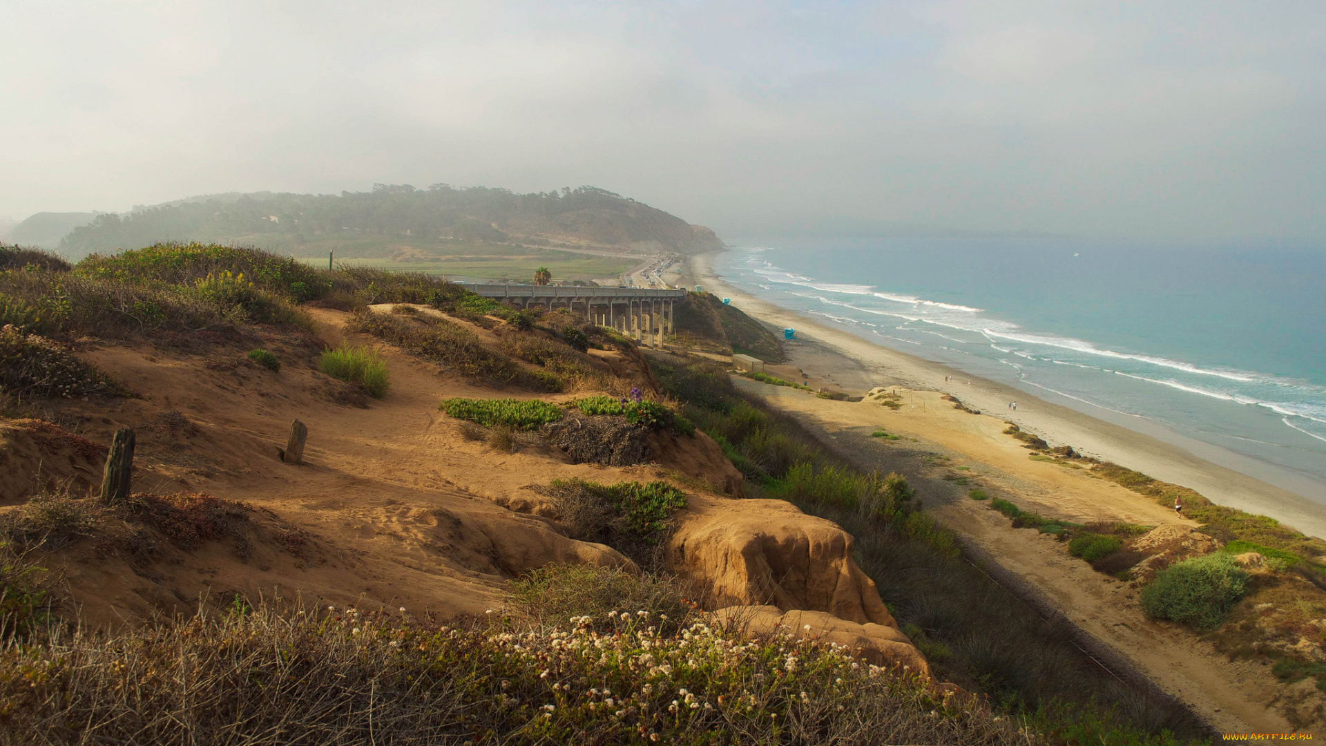 природа, побережье, берег, море