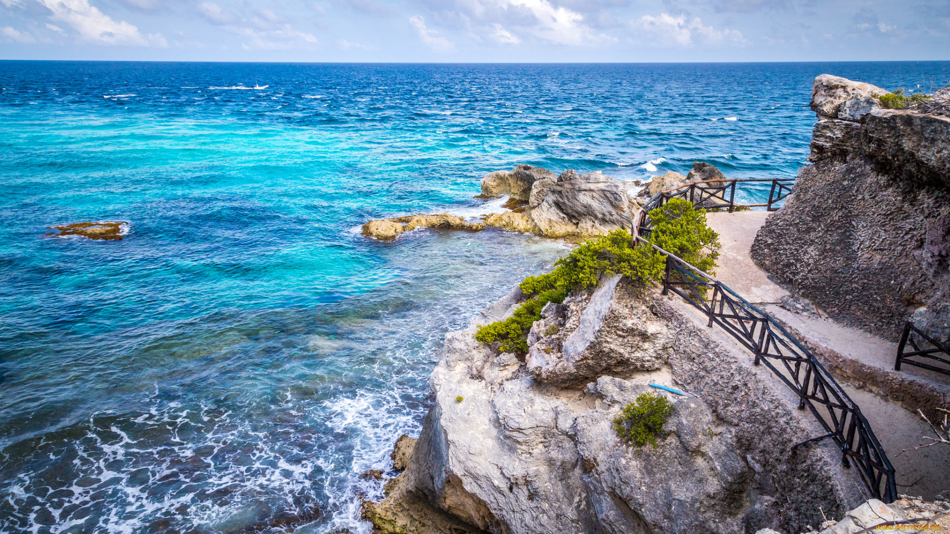 природа, побережье, берег, море