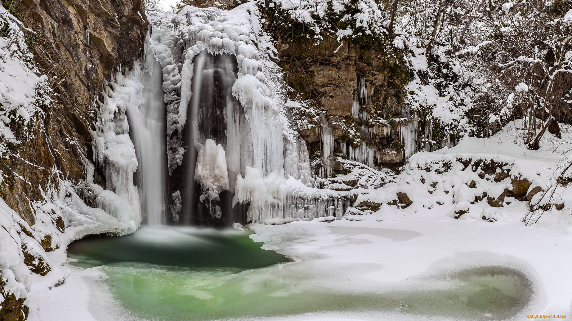 природа, зима, простор