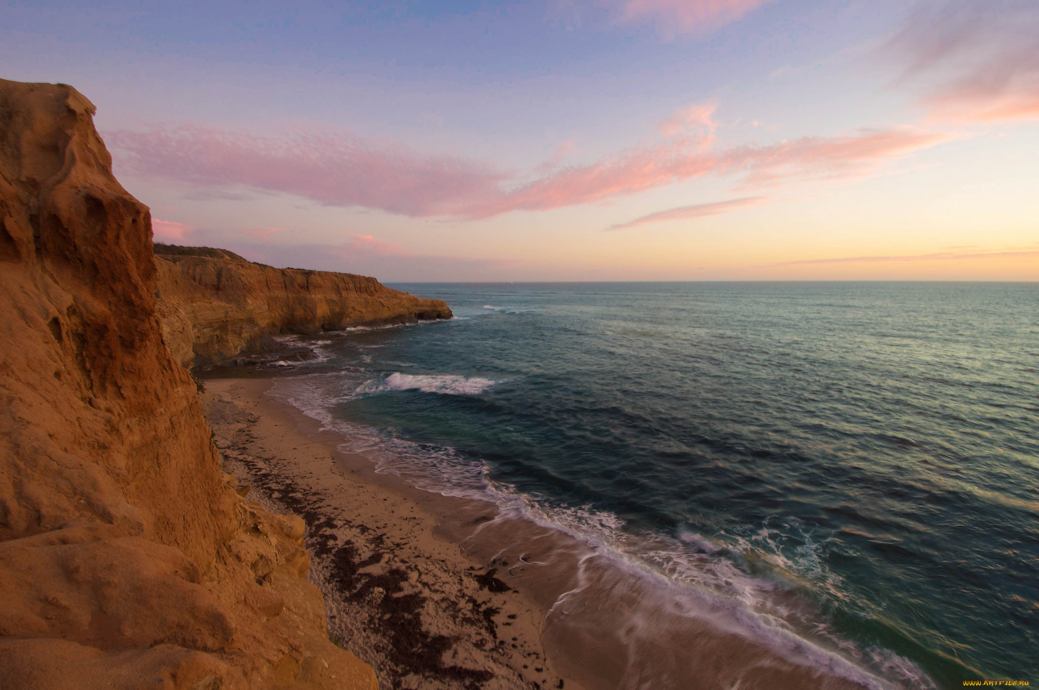 природа, побережье, море, берег