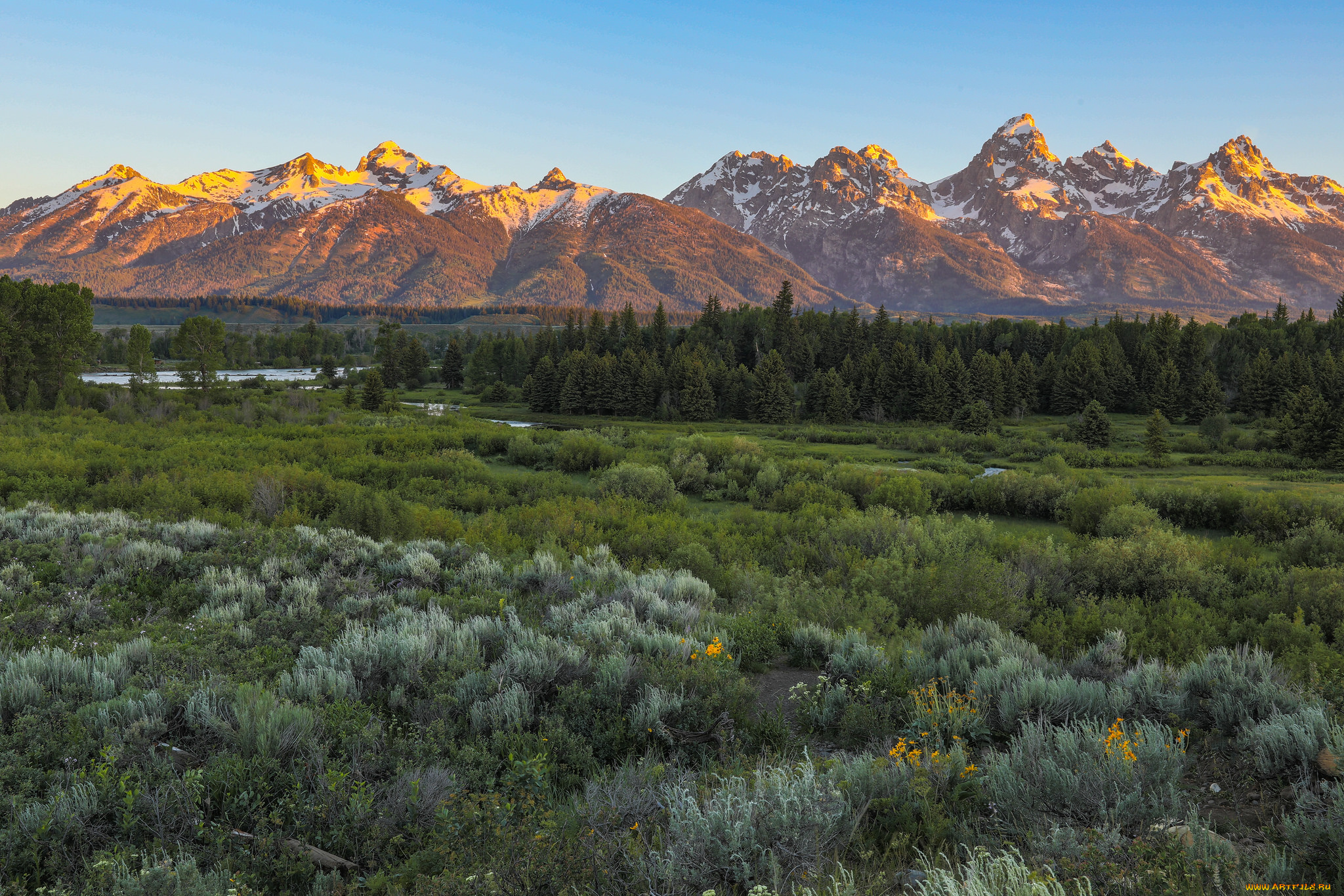 природа, горы, простор