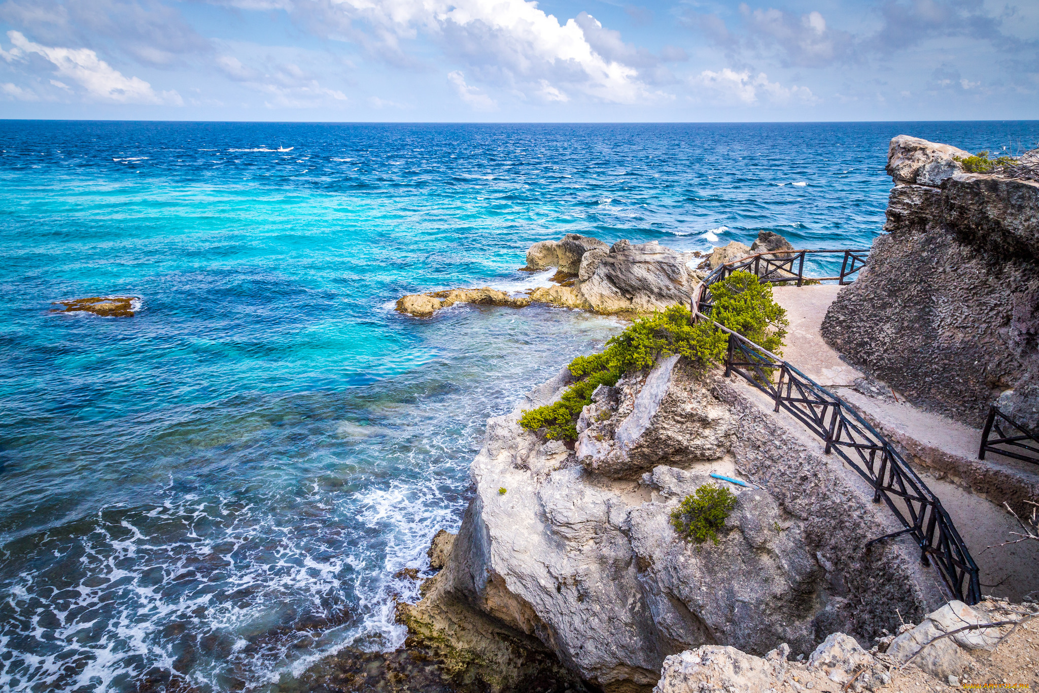 природа, побережье, берег, море