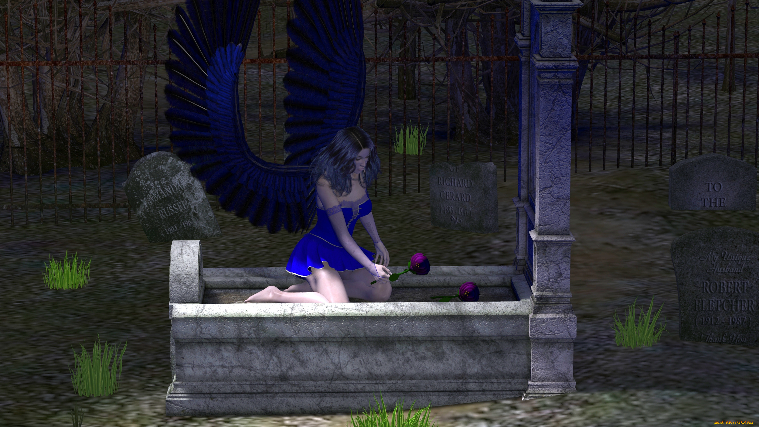 3д, графика, ангел, , angel, ангел, фон, взгляд, девушка