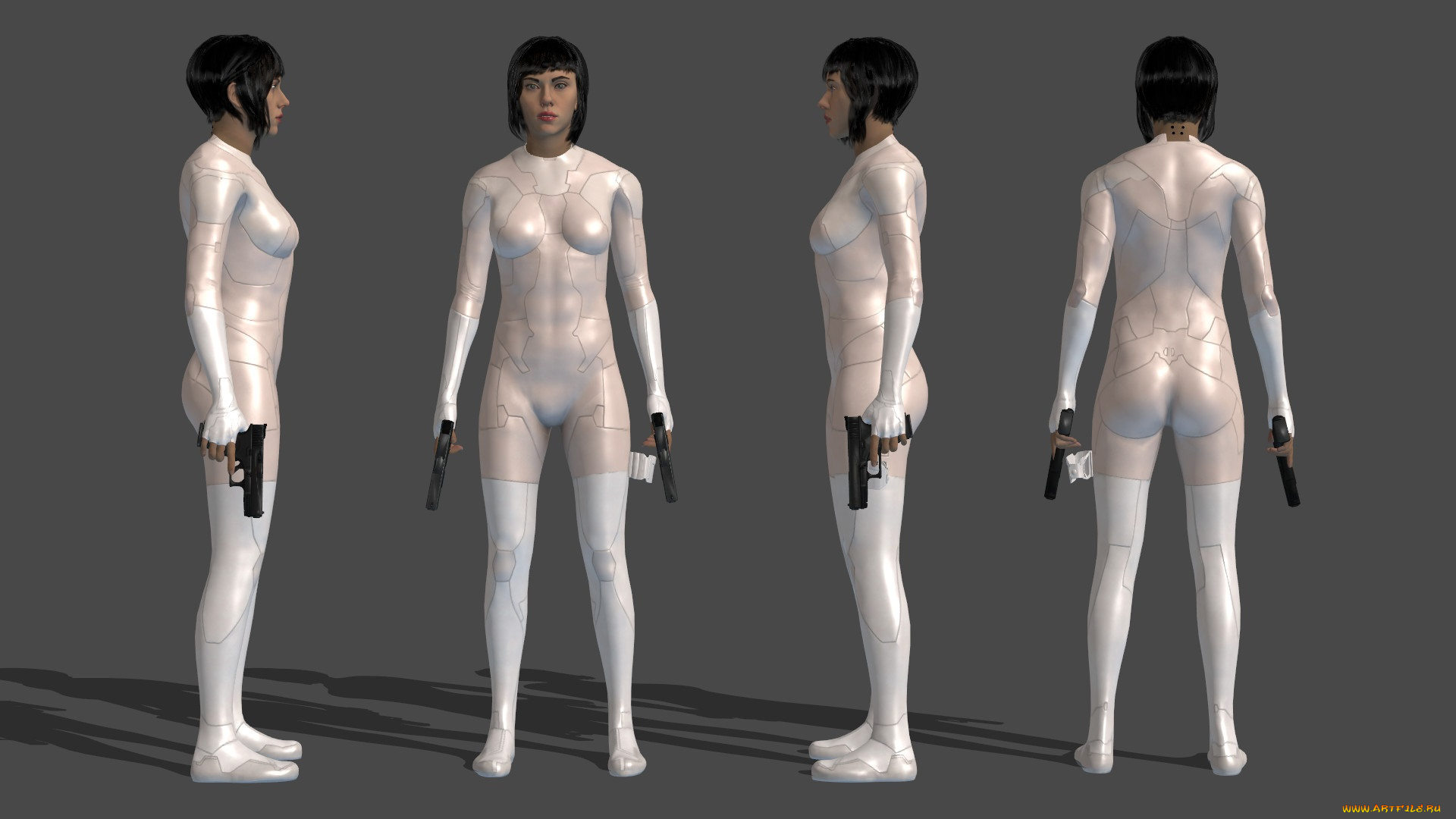 3д, графика, фантазия, , fantasy, фон, взгляд, девушка