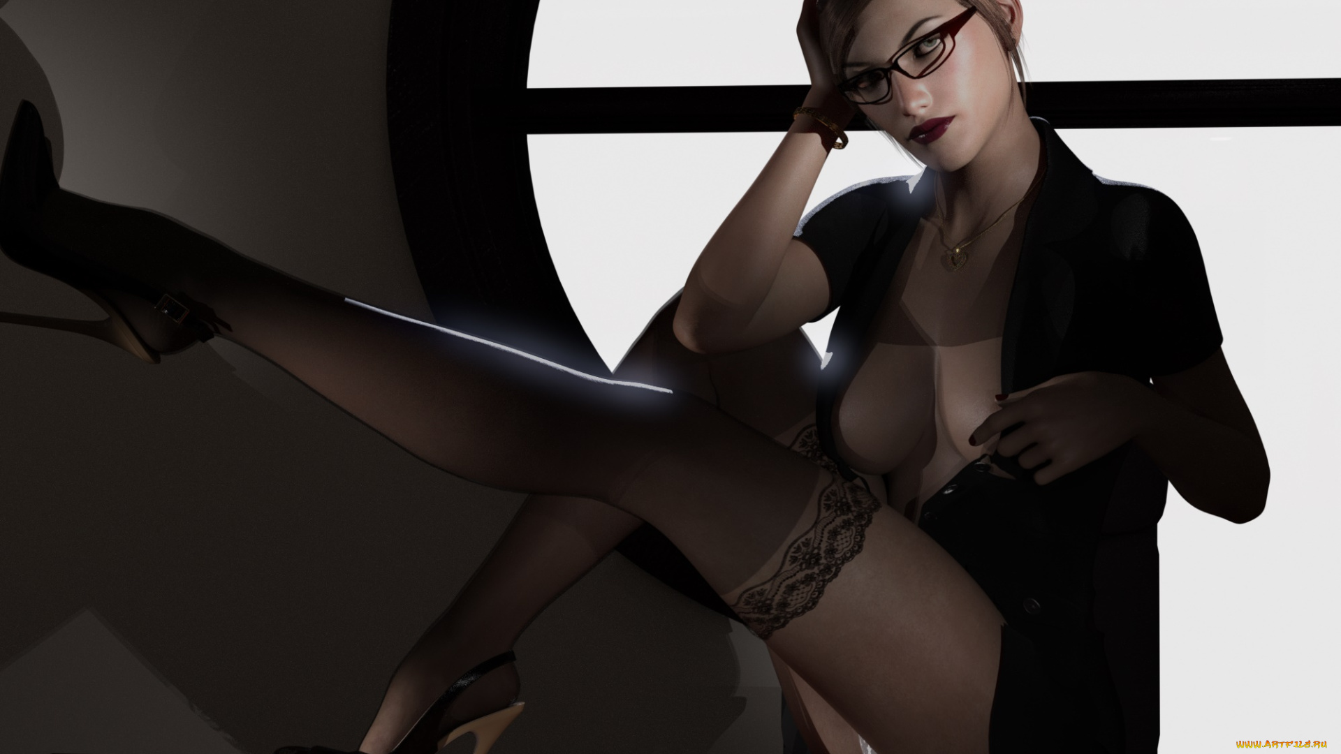 3д, графика, люди, , people, девушка, фон, взгляд