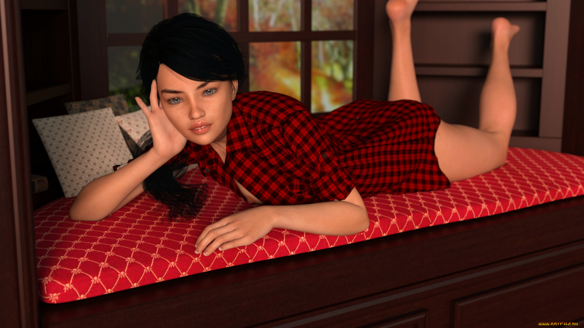 3д, графика, люди, , people, фон, взгляд, девушка