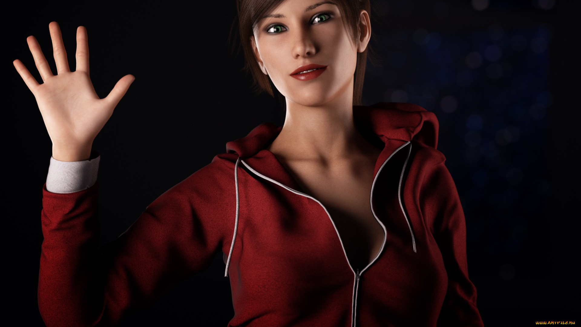 3д, графика, люди, , people, фон, взгляд, девушка