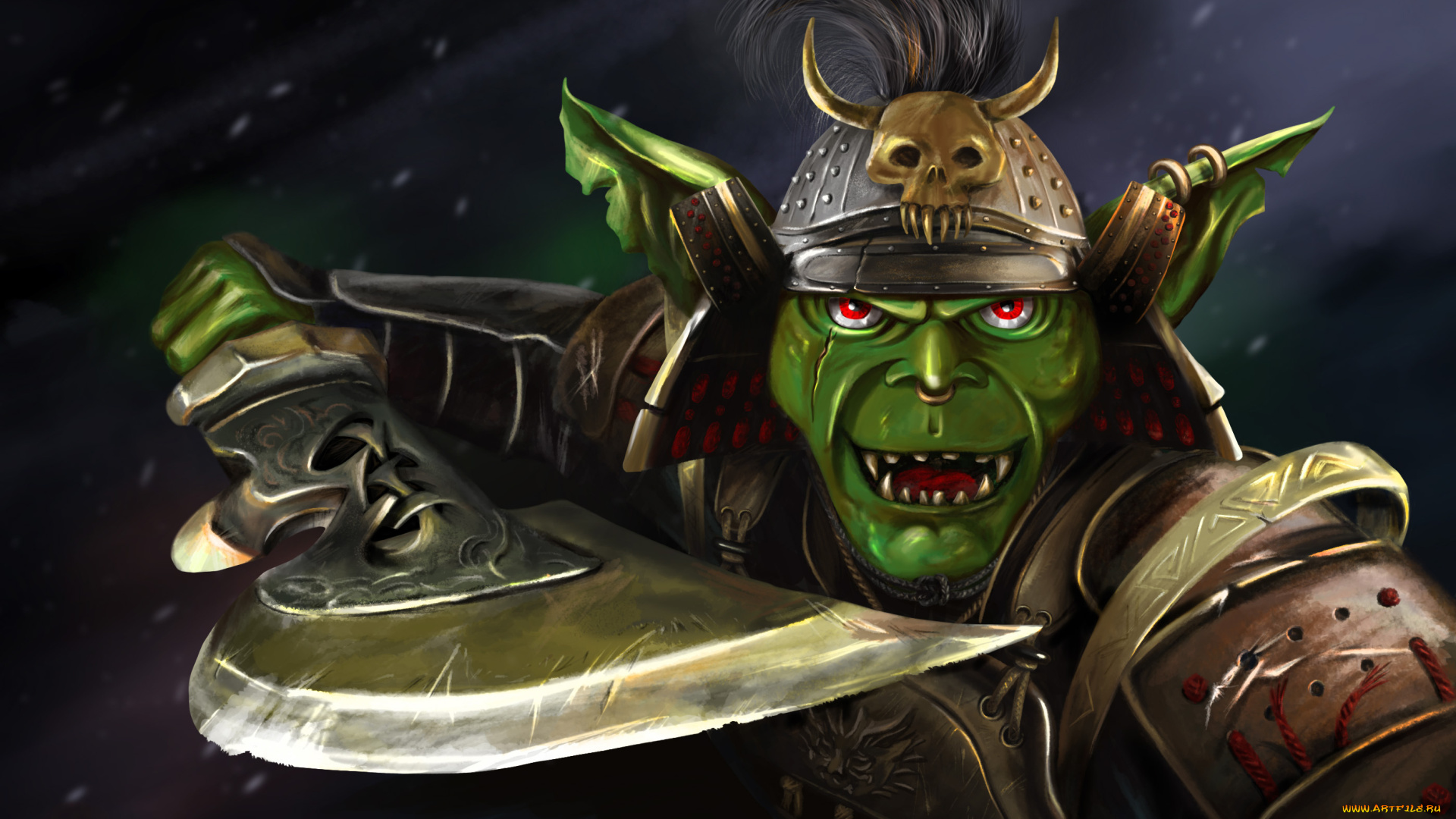 видео, игры, world, of, warcraft, существо, фон, взгляд, оружие