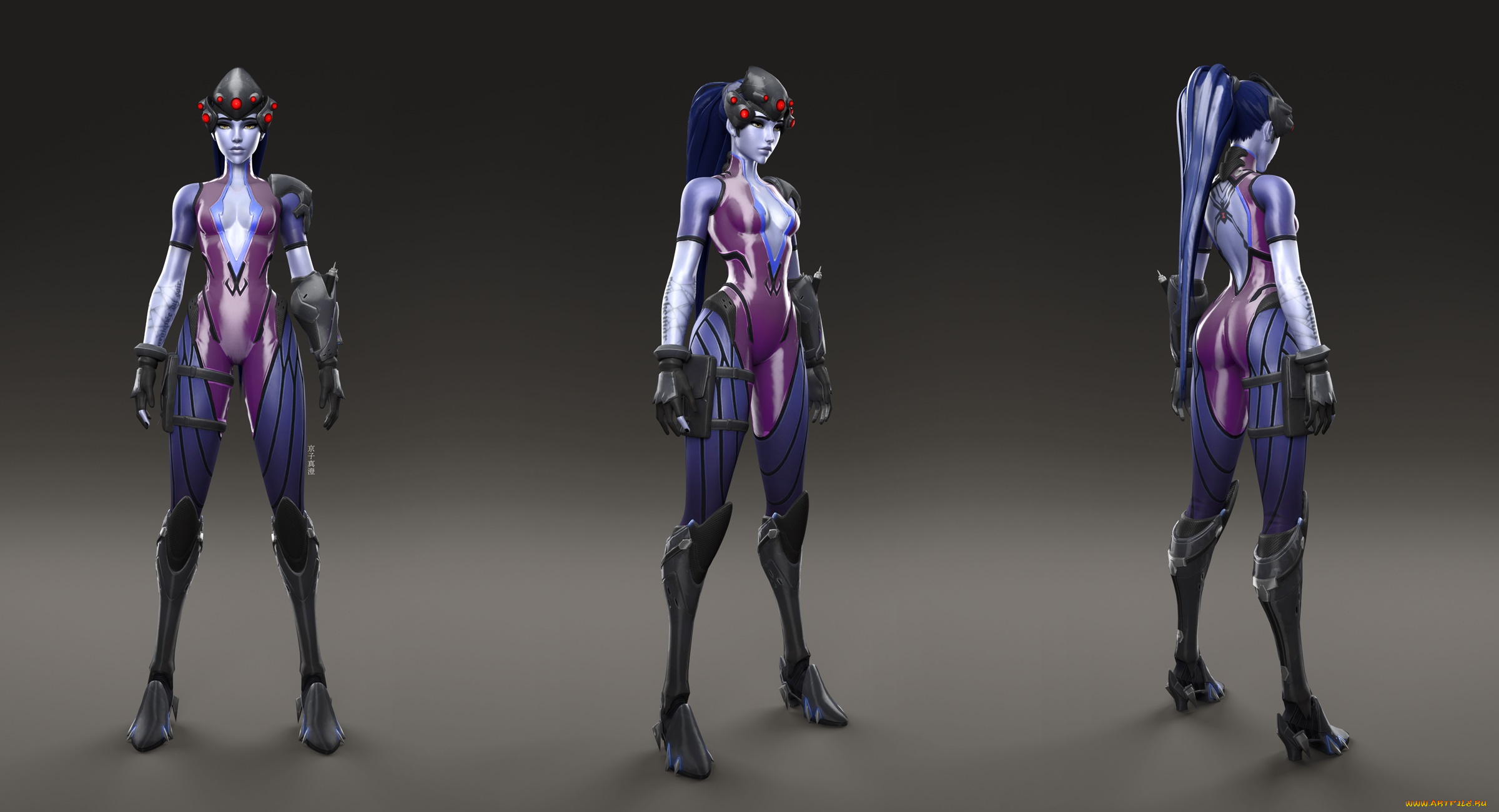 3д, графика, фантазия, , fantasy, девушка, взгляд, фон