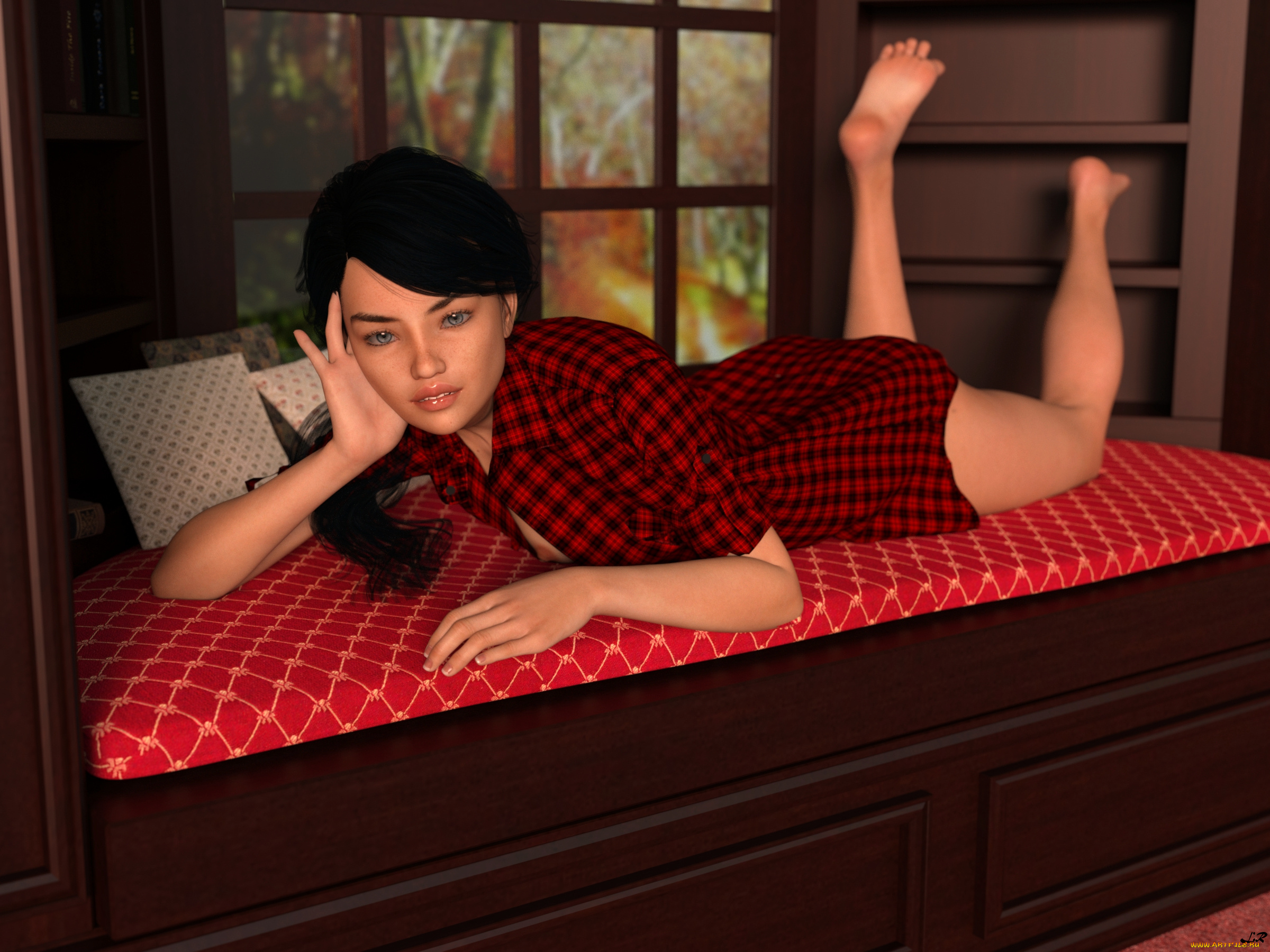 3д, графика, люди, , people, фон, взгляд, девушка