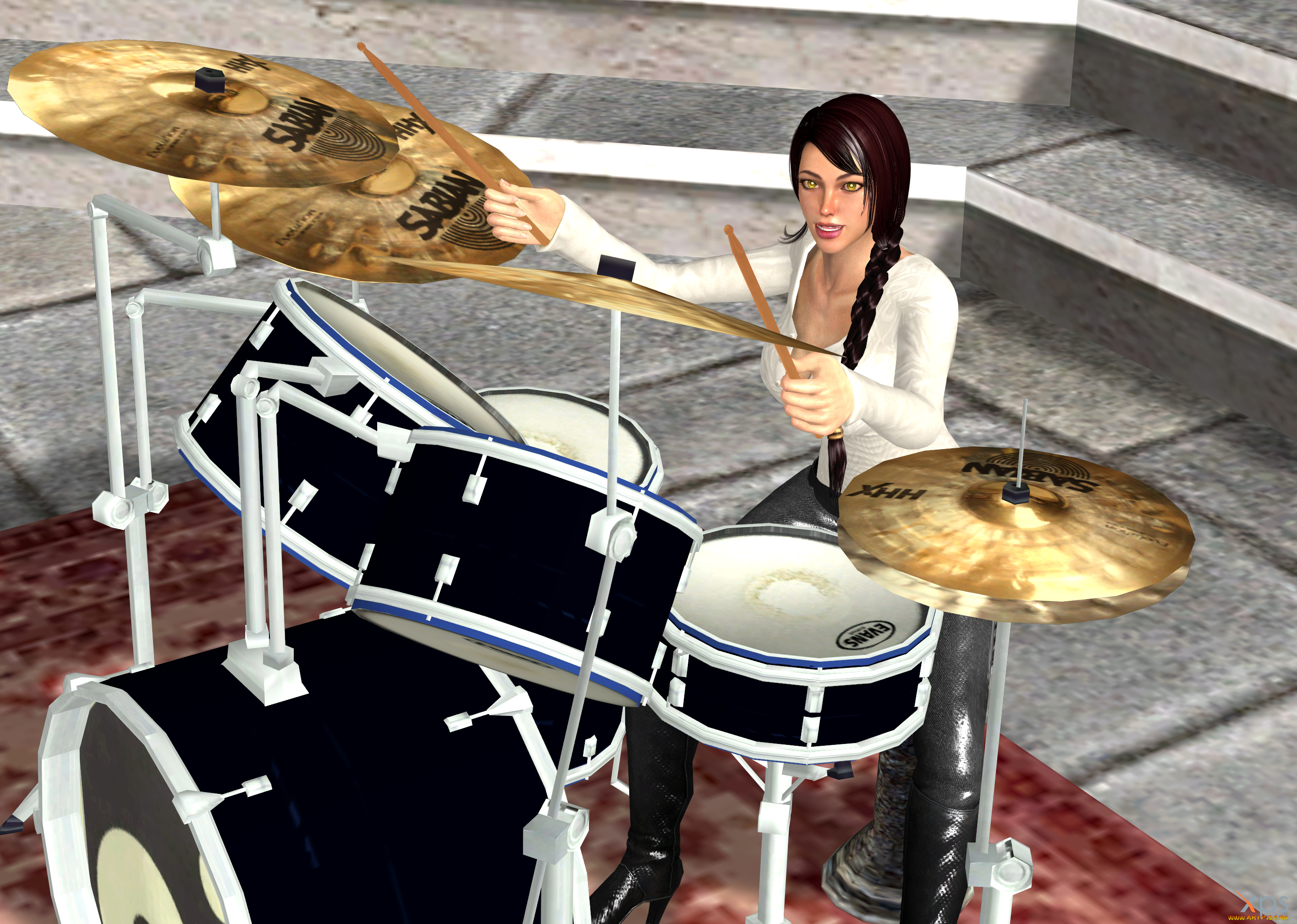 3д, графика, люди, , people, фон, девушка, взгляд